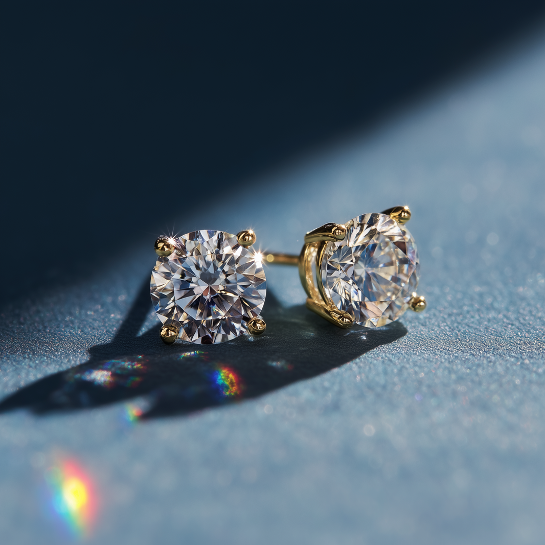 best diamond earrings dubai gold souk, best priced diamond studs online shopping dubai