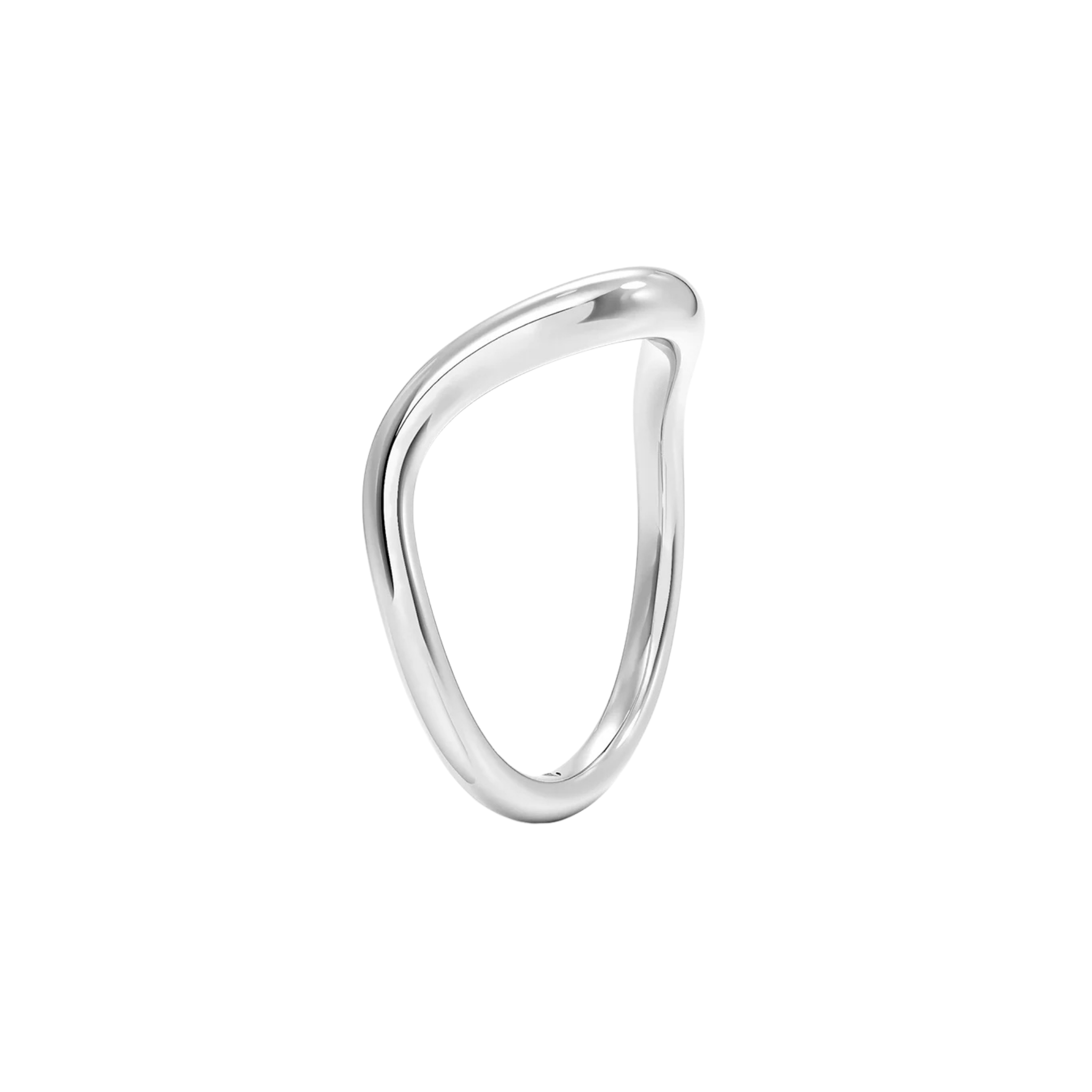 Ceryn Contour Band in 18K White Gold