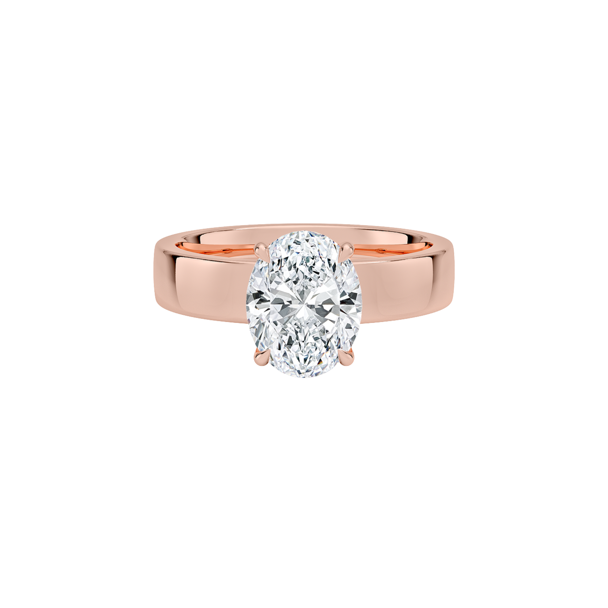 Aestra Oval Solitaire 4mm Ring in 18K Rose Gold - Best prices for jewelry and diamonds. The best jewelry to shop in Dubai and Abu Dhabi - Dubai Tourism. Best Shopping in Dubai Mall - Fashion Avenue, Mall of Emirates, Dubai, Palm Jumeirah and UAE. Hip-hop custom jewelry and manufacturer supplier - diamond and gold wholesaler. The best place to visit in Dubai during vacation. Richie Gold & Diamond is located in Dubai Gold Souk