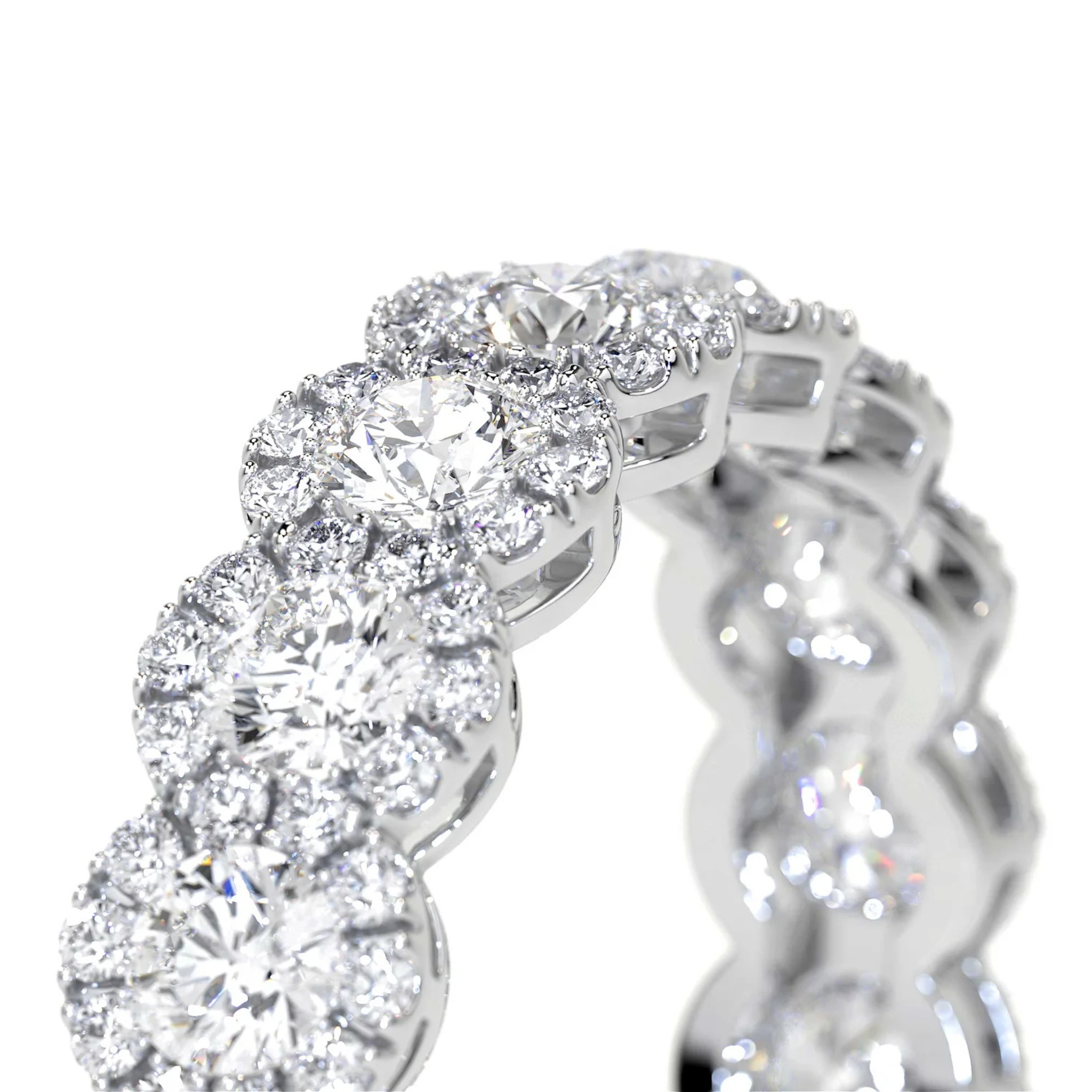 Alina Diamond Celebration Band 18K White Gold - Natural Diamonds & Lab Grown Diamonds  - Best prices for jewelry and diamonds. The best jewelry to shop in Dubai and Abu Dhabi - Dubai Tourism. Best Shopping in Dubai Mall - Fashion Avenue, Mall of Emirates, Dubai, Palm Jumeirah and UAE. Hip-hop custom jewelry and manufacturer supplier - diamond and gold wholesaler. The best place to visit in Dubai during vacation. Richie Gold & Diamond is located in Dubai Gold Souk