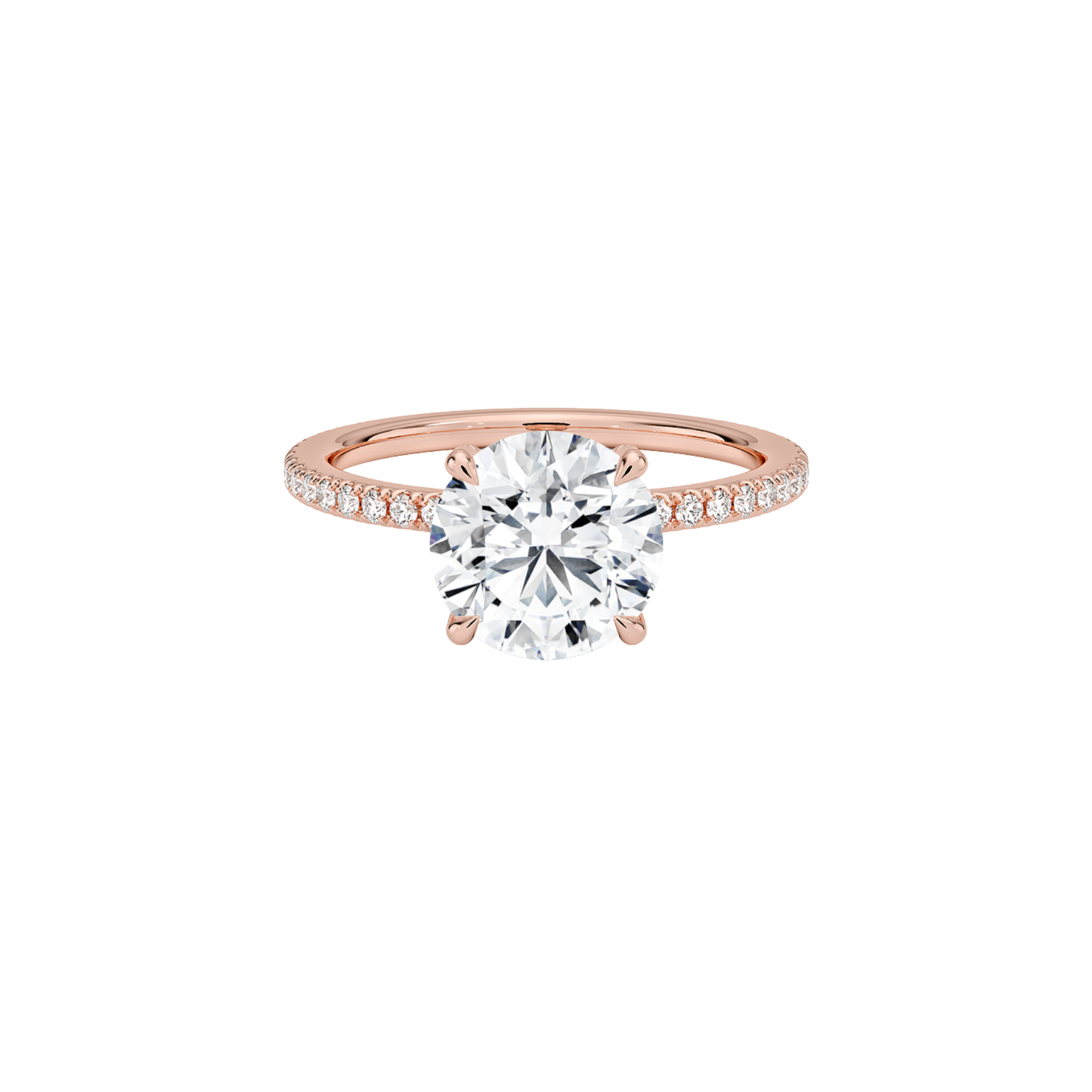 Amaris Hidden Halo Pavé Ring in 18K Rose Gold - Best prices for jewelry and diamonds. The best jewelry to shop in Dubai and Abu Dhabi - Dubai Tourism. Best Shopping in Dubai Mall - Fashion Avenue, Mall of Emirates, Dubai, Palm Jumeirah and UAE. Hip-hop custom jewelry and manufacturer supplier - diamond and gold wholesaler. The best place to visit in Dubai during vacation. Richie Gold & Diamond is located in Dubai Gold Souk