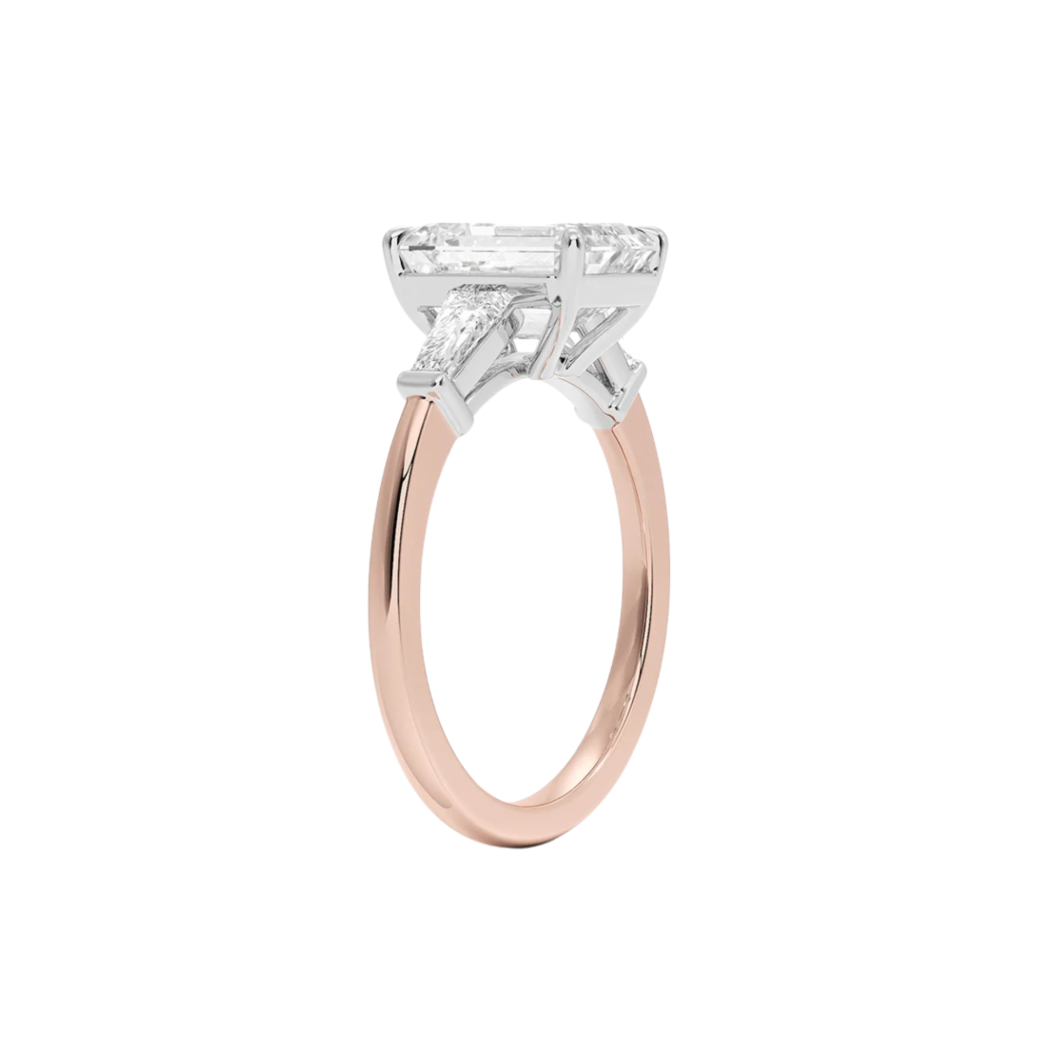 Ardelle Emerald Tapered Baguette Ring in 18K Rose Gold - Best prices for jewelry and diamonds. The best jewelry to shop in Dubai and Abu Dhabi - Dubai Tourism. Best Shopping in Dubai Mall - Fashion Avenue, Mall of Emirates, Dubai, Palm Jumeirah and UAE. Hip-hop custom jewelry and manufacturer supplier - diamond and gold wholesaler. The best place to visit in Dubai during vacation. Richie Gold & Diamond is located in Dubai Gold Souk