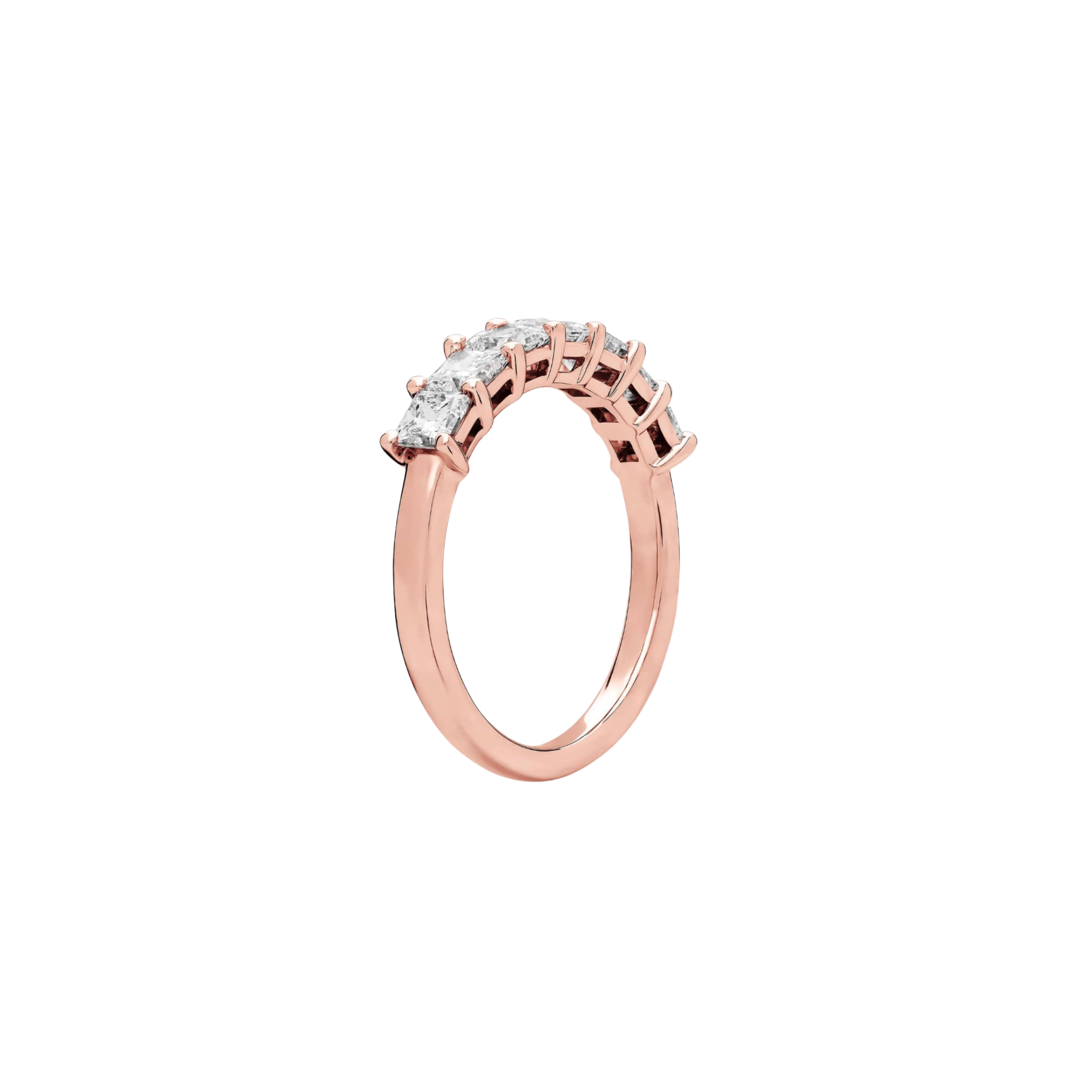 Ardena Princess Cut Diamond Band 18K Rose Gold - Natural diamond and lab grown diamond engagement rings and wedding bands at unbeatable prices. Best bridal jewelry collections in Dubai and Abu Dhabi, featuring custom-made rings, timeless solitaires, and luxury wedding sets. Richie Gold & Diamond in the heart of Dubai Gold Souk — your trusted destination for engagement rings, wedding bands, and fine jewelry in the UAE, Dubai Mall, Fashion Avenue, Mall of the Emirates, and Palm Jumeirah