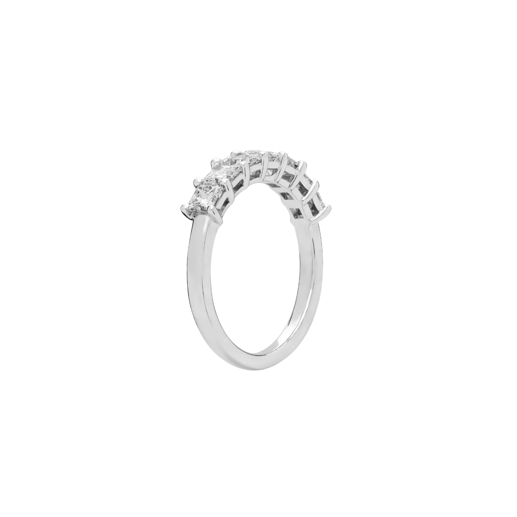 Ardena Princess Cut Diamond Band 18K White Gold - Natural diamond and lab grown diamond engagement rings and wedding bands at unbeatable prices. Best bridal jewelry collections in Dubai and Abu Dhabi, featuring custom-made rings, timeless solitaires, and luxury wedding sets. Richie Gold & Diamond in the heart of Dubai Gold Souk — your trusted destination for engagement rings, wedding bands, and fine jewelry in the UAE, Dubai Mall, Fashion Avenue, Mall of the Emirates, and Palm Jumeirah