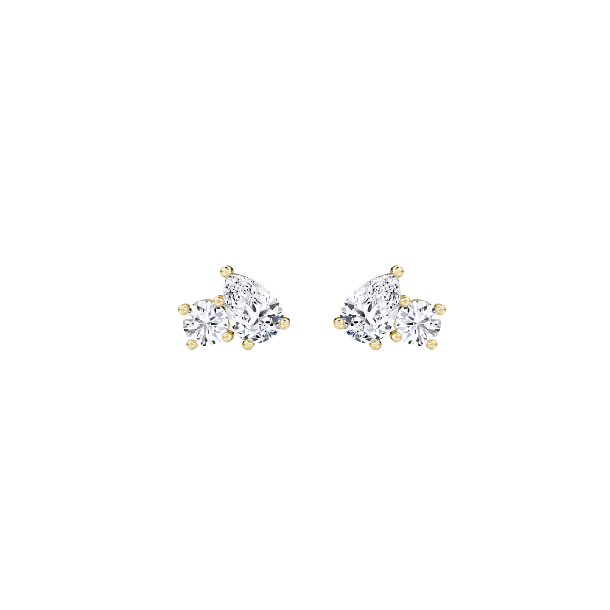 Ariselle Diamond Duo Studs 18K Gold - Natural Diamonds & Lab Grown Diamonds - Best prices for jewelry and diamonds. The best jewelry to shop in Dubai and Abu Dhabi - Dubai Tourism. Best Shopping in Dubai Mall - Fashion Avenue, Mall of Emirates, Dubai, Palm Jumeirah and UAE. Hip-hop custom jewelry and manufacturer supplier - diamond and gold wholesaler. The best place to visit in Dubai during vacation. Richie Gold & Diamond is located in Dubai Gold Souk