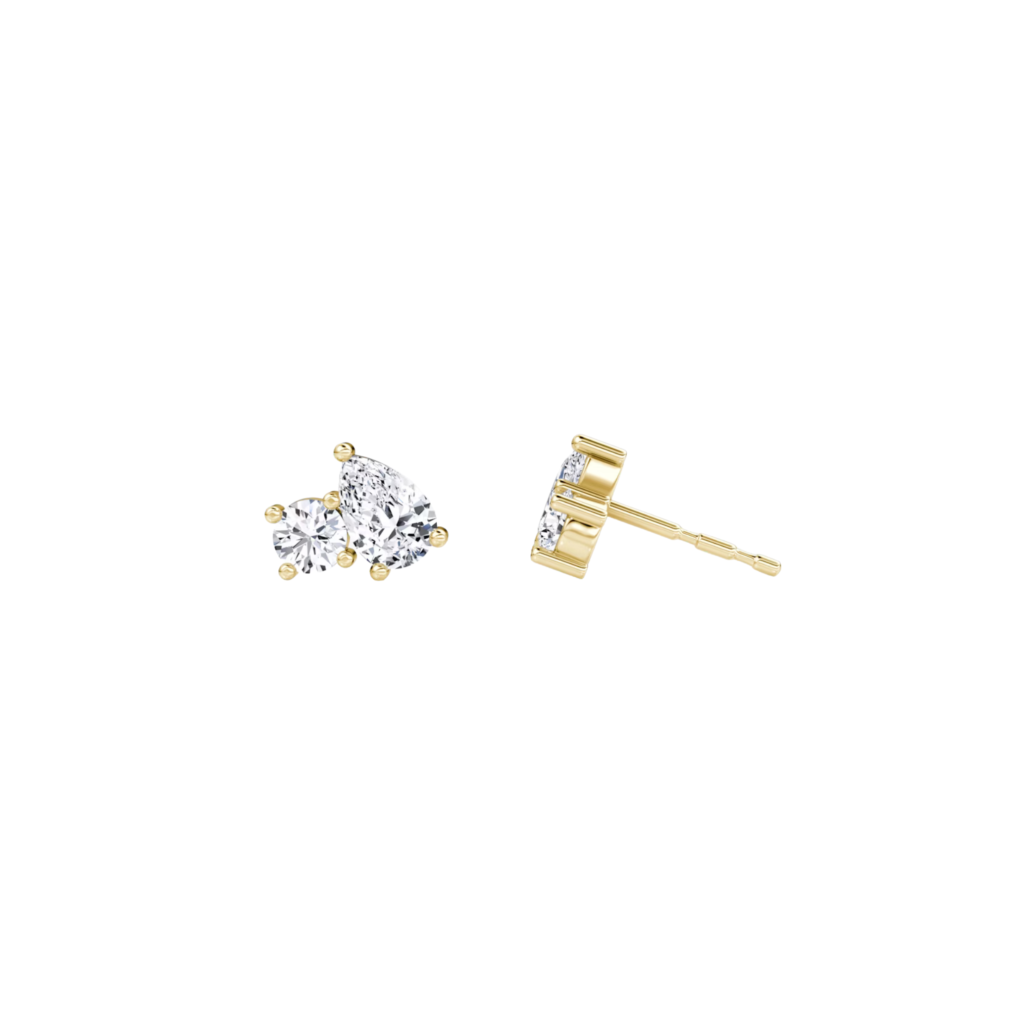 Ariselle Diamond Duo Studs 18K Gold - Natural Diamonds & Lab Grown Diamonds - Best prices for jewelry and diamonds. The best jewelry to shop in Dubai and Abu Dhabi - Dubai Tourism. Best Shopping in Dubai Mall - Fashion Avenue, Mall of Emirates, Dubai, Palm Jumeirah and UAE. Hip-hop custom jewelry and manufacturer supplier - diamond and gold wholesaler. The best place to visit in Dubai during vacation. Richie Gold & Diamond is located in Dubai Gold Souk