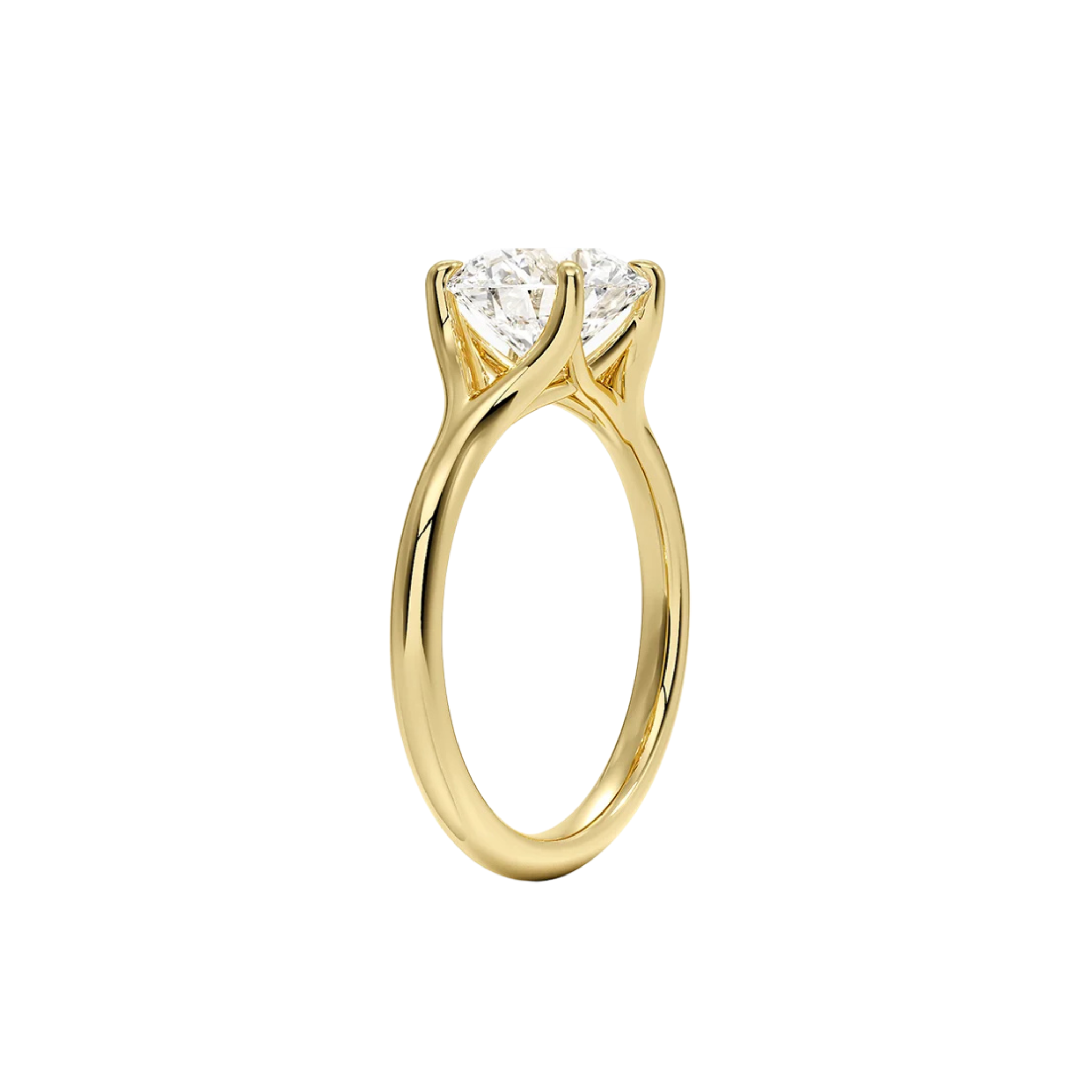 Aristea Round Split Shank Solitaire Ring 18K Gold - Best prices for jewelry and diamonds. The best jewelry to shop in Dubai and Abu Dhabi - Dubai Tourism. Best Shopping in Dubai Mall - Fashion Avenue, Mall of Emirates, Dubai, Palm Jumeirah and UAE. Hip-hop custom jewelry and manufacturer supplier - diamond and gold wholesaler. The best place to visit in Dubai during vacation. Richie Gold & Diamond is located in Dubai Gold Souk