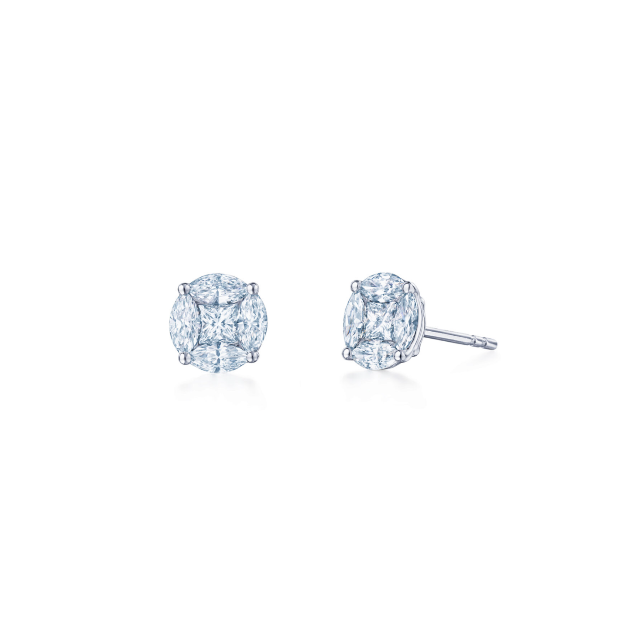 Arvène Diamond Cluster Studs 18K White Gold - Natural Diamonds & Lab Grown Diamonds - Best prices for jewelry and diamonds. The best jewelry to shop in Dubai and Abu Dhabi - Dubai Tourism. Best Shopping in Dubai Mall - Fashion Avenue, Mall of Emirates, Dubai, Palm Jumeirah and UAE. Hip-hop custom jewelry and manufacturer supplier - diamond and gold wholesaler. The best place to visit in Dubai during vacation. Richie Gold & Diamond is located in Dubai Gold Souk