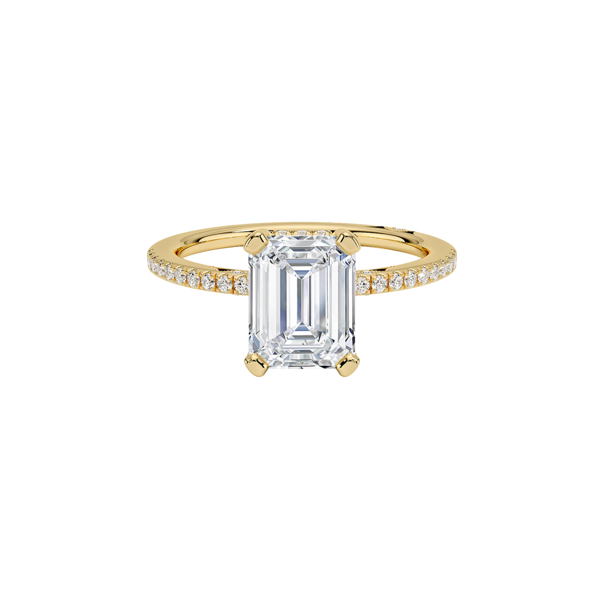 Aurethia Emerald Cut Hidden Halo Ring 18K Gold - Best prices for jewelry and diamonds. The best jewelry to shop in Dubai and Abu Dhabi - Dubai Tourism. Best Shopping in Dubai Mall - Fashion Avenue, Mall of Emirates, Dubai, Palm Jumeirah and UAE. Hip-hop custom jewelry and manufacturer supplier - diamond and gold wholesaler. The best place to visit in Dubai during vacation. Richie Gold & Diamond is located in Dubai Gold Souk