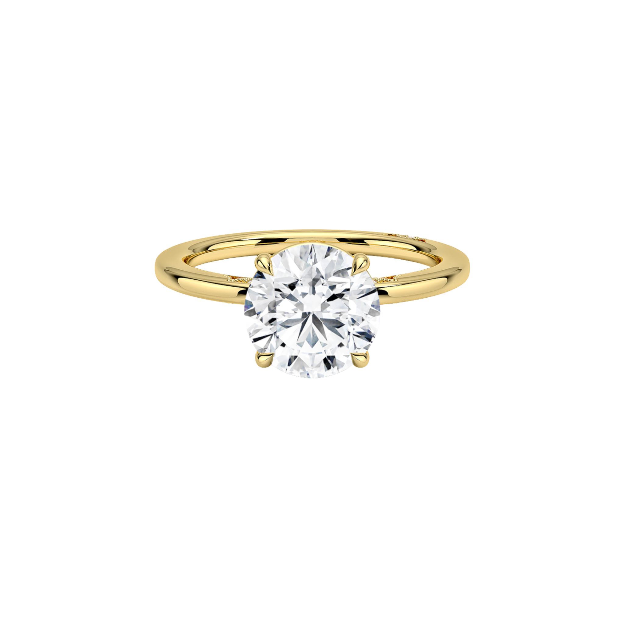 Aurielle Round Solitaire Milgrain Ring in 18K Gold - Best prices for jewelry and diamonds. The best jewelry to shop in Dubai and Abu Dhabi - Dubai Tourism. Best Shopping in Dubai Mall - Fashion Avenue, Mall of Emirates, Dubai, Palm Jumeirah and UAE. Hip-hop custom jewelry and manufacturer supplier - diamond and gold wholesaler. The best place to visit in Dubai during vacation. Richie Gold & Diamond is located in Dubai Gold Souk