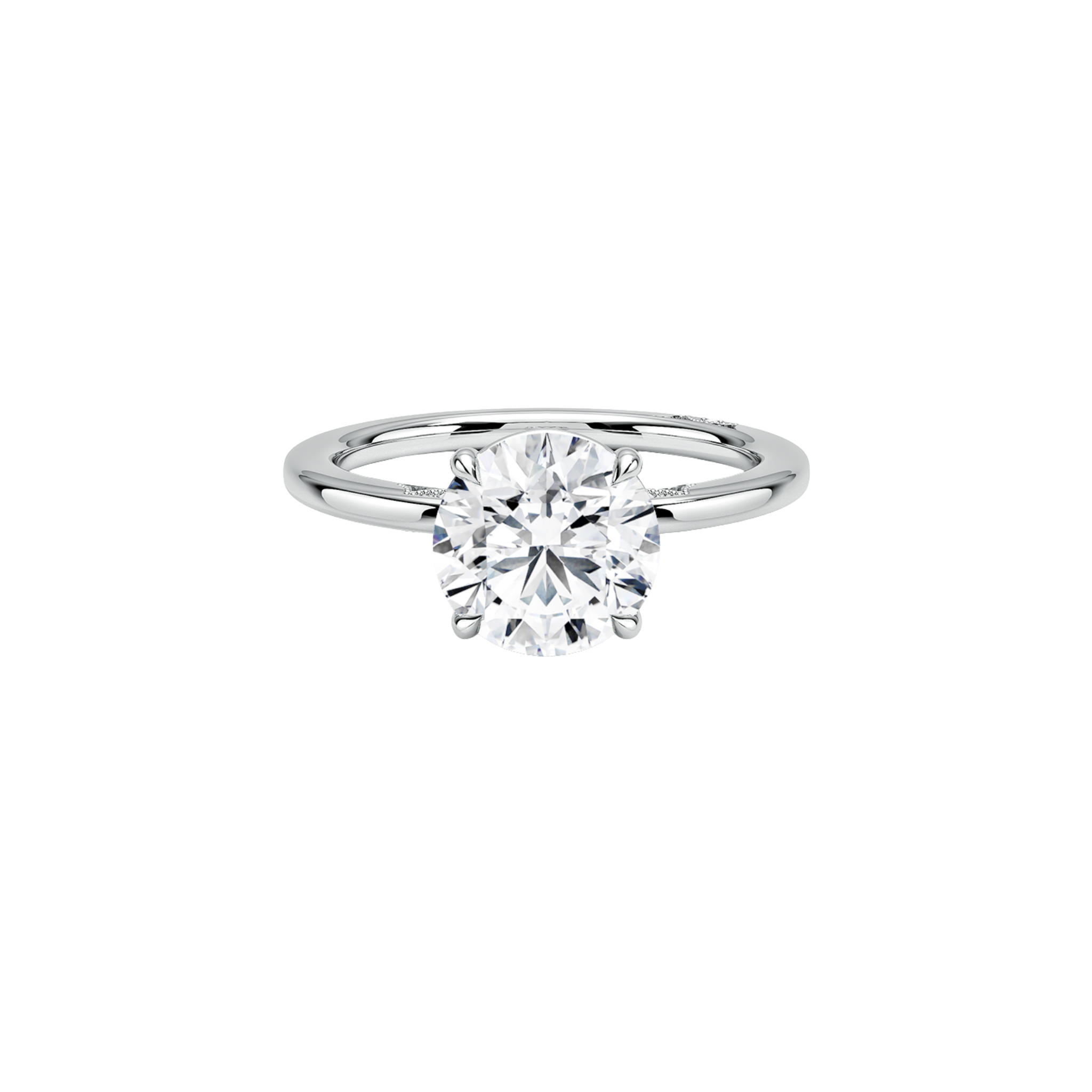 Aurielle Round Solitaire Milgrain Ring in 18K White Gold - Best prices for jewelry and diamonds. The best jewelry to shop in Dubai and Abu Dhabi - Dubai Tourism. Best Shopping in Dubai Mall - Fashion Avenue, Mall of Emirates, Dubai, Palm Jumeirah and UAE. Hip-hop custom jewelry and manufacturer supplier - diamond and gold wholesaler. The best place to visit in Dubai during vacation. Richie Gold & Diamond is located in Dubai Gold Souk