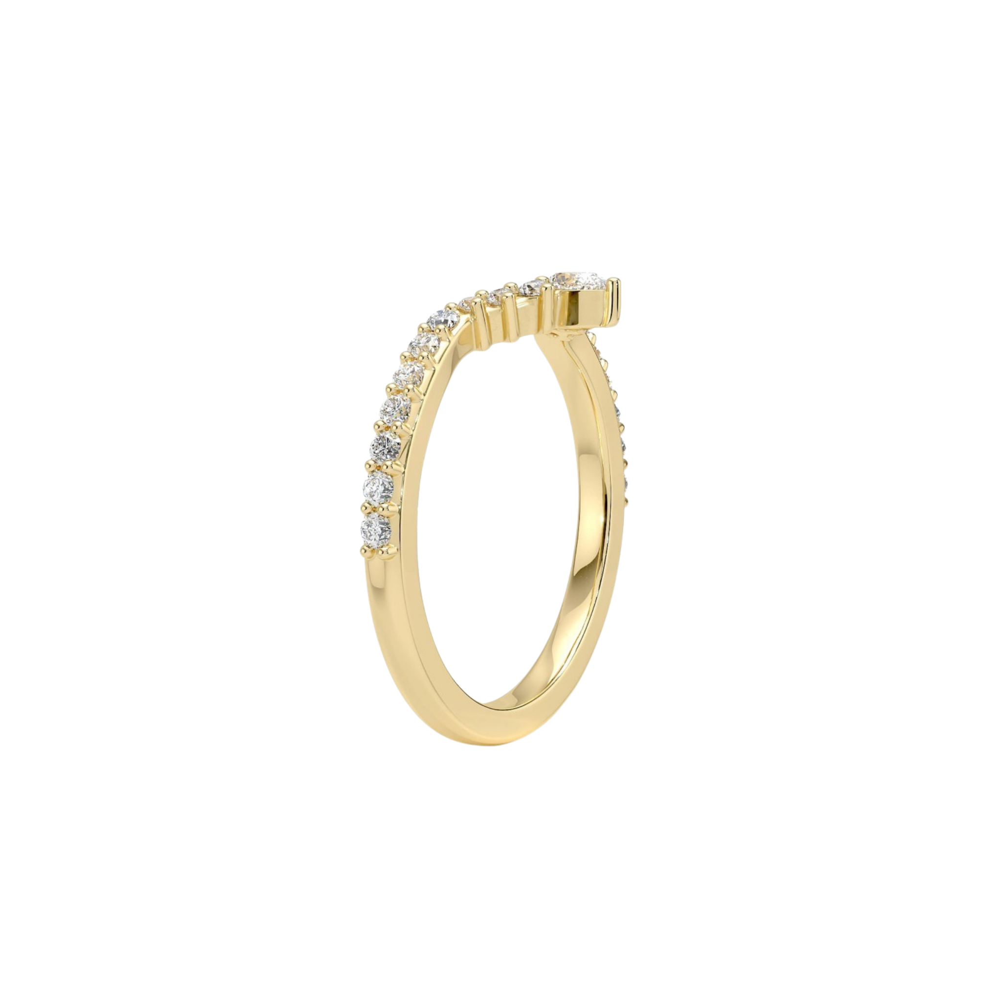 Avela Diamond Contour Band 18K Gold - Natural diamond and lab grown diamond engagement rings and wedding bands at unbeatable prices. Best bridal jewelry collections in Dubai and Abu Dhabi, featuring custom-made rings, timeless solitaires, and luxury wedding sets. Richie Gold & Diamond in the heart of Dubai Gold Souk — your trusted destination for engagement rings, wedding bands, and fine jewelry in the UAE, Dubai Mall, Fashion Avenue, Mall of the Emirates, and Palm Jumeirah