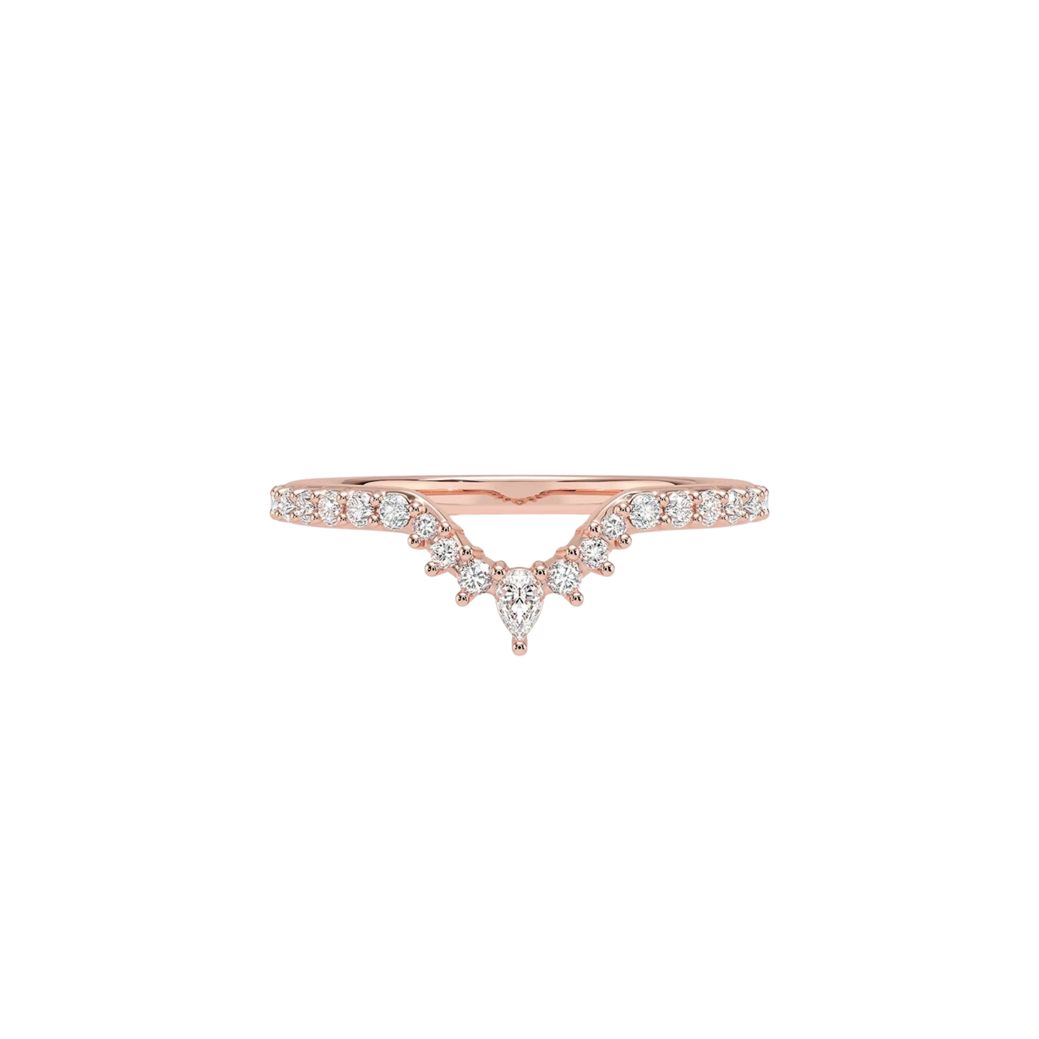 Avela Diamond Contour Band 18K Rose Gold - Natural diamond and lab grown diamond engagement rings and wedding bands at unbeatable prices. Best bridal jewelry collections in Dubai and Abu Dhabi, featuring custom-made rings, timeless solitaires, and luxury wedding sets. Richie Gold & Diamond in the heart of Dubai Gold Souk — your trusted destination for engagement rings, wedding bands, and fine jewelry in the UAE, Dubai Mall, Fashion Avenue, Mall of the Emirates, and Palm Jumeirah