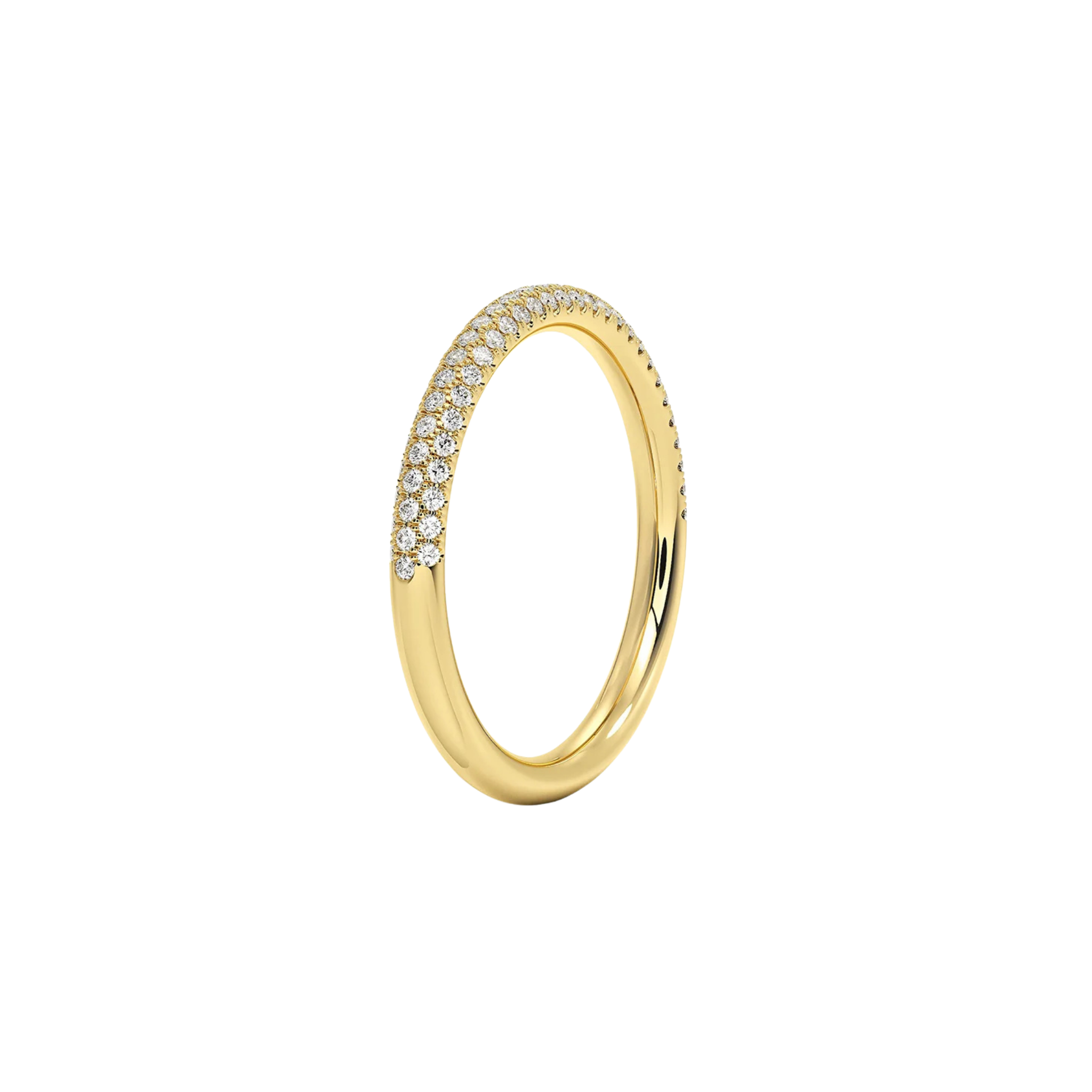 Aveline Pavé Diamond Band 18K Gold - Natural diamond and lab grown diamond engagement rings and wedding bands at unbeatable prices. Best bridal jewelry collections in Dubai and Abu Dhabi, featuring custom-made rings, timeless solitaires, and luxury wedding sets. Richie Gold & Diamond in the heart of Dubai Gold Souk — your trusted destination for engagement rings, wedding bands, and fine jewelry in the UAE, Dubai Mall, Fashion Avenue, Mall of the Emirates, and Palm Jumeirah