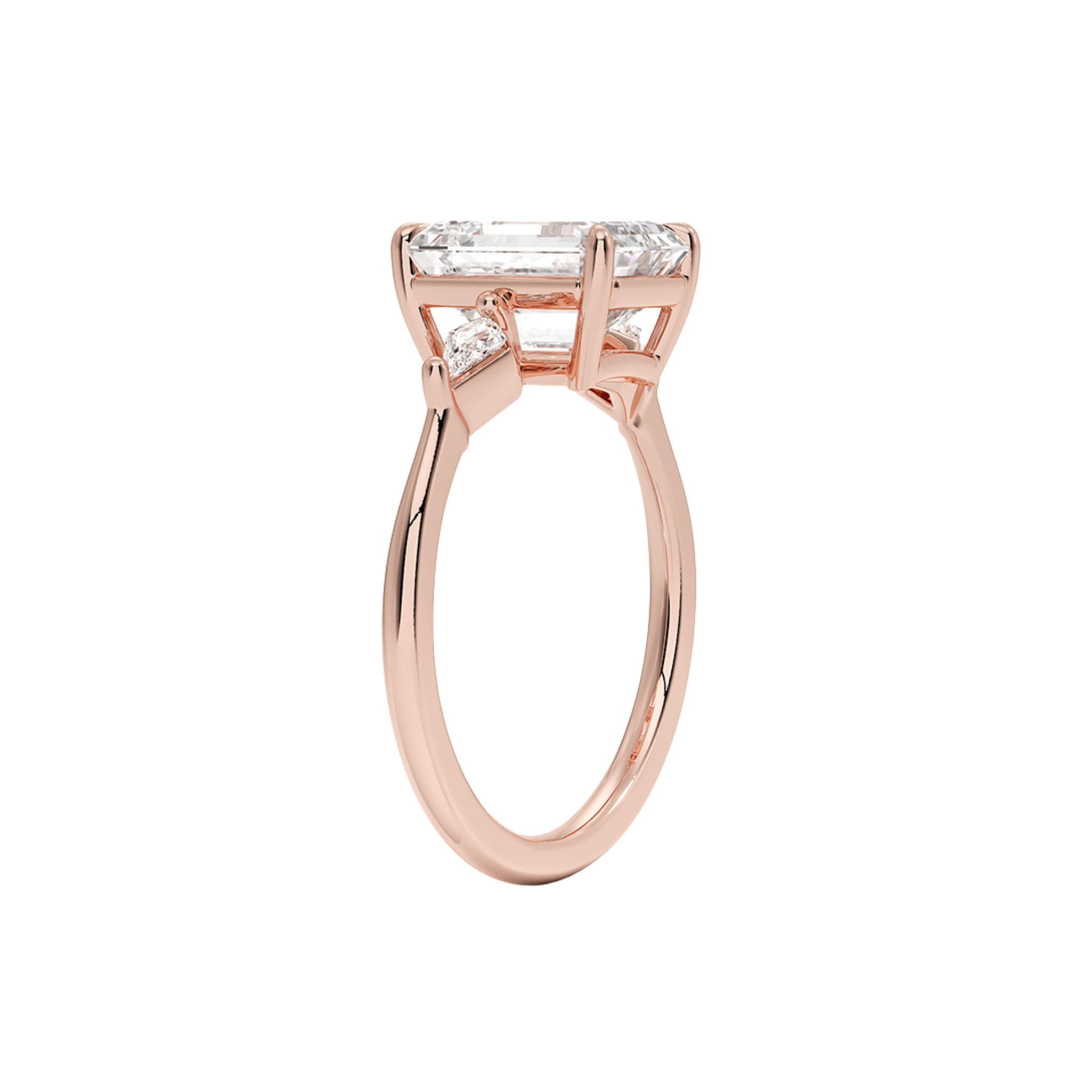 Avenelle Emerald Three-Stone Ring 18K Rose Gold - Best prices for jewelry and diamonds. The best jewelry to shop in Dubai and Abu Dhabi - Dubai Tourism. Best Shopping in Dubai Mall - Fashion Avenue, Mall of Emirates, Dubai, Palm Jumeirah and UAE. Hip-hop custom jewelry and manufacturer supplier - diamond and gold wholesaler. The best place to visit in Dubai during vacation. Richie Gold & Diamond is located in Dubai Gold Souk