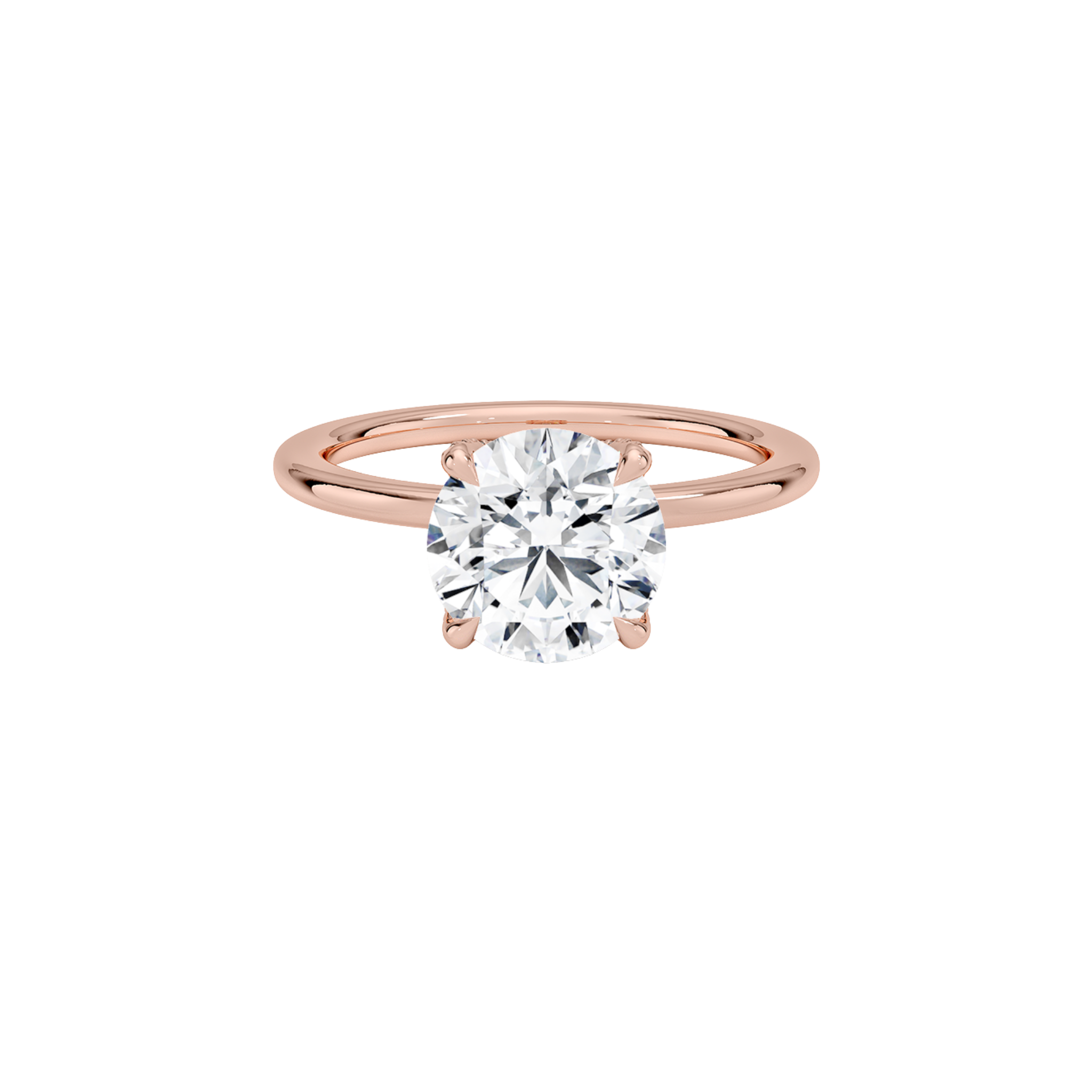 Caeleste Round Solitaire Ring 18K Rose Gold - Best prices for jewelry and diamonds. The best jewelry to shop in Dubai and Abu Dhabi - Dubai Tourism. Best Shopping in Dubai Mall - Fashion Avenue, Mall of Emirates, Dubai, Palm Jumeirah and UAE. Hip-hop custom jewelry and manufacturer supplier - diamond and gold wholesaler. The best place to visit in Dubai during vacation. Richie Gold & Diamond is located in Dubai Gold Souk