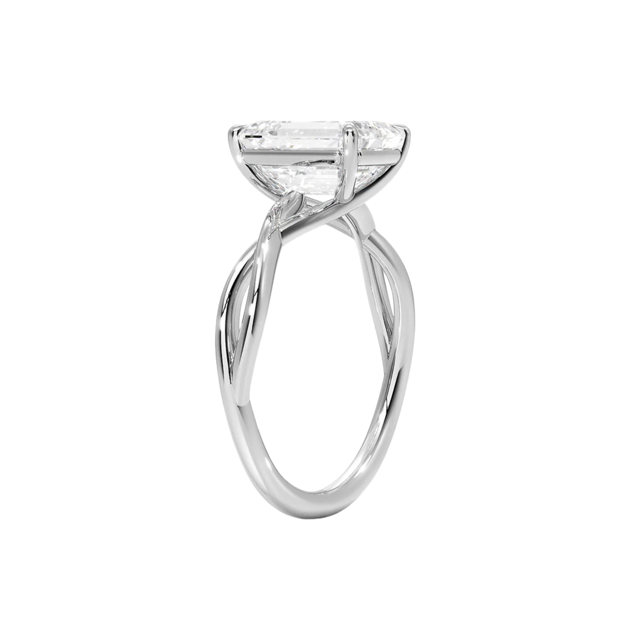 Caelora Emerald Infinity Solitaire Ring in 18K White Gold - Best prices for jewelry and diamonds. The best jewelry to shop in Dubai and Abu Dhabi - Dubai Tourism. Best Shopping in Dubai Mall - Fashion Avenue, Mall of Emirates, Dubai, Palm Jumeirah and UAE. Hip-hop custom jewelry and manufacturer supplier - diamond and gold wholesaler. The best place to visit in Dubai during vacation. Richie Gold & Diamond is located in Dubai Gold Souk