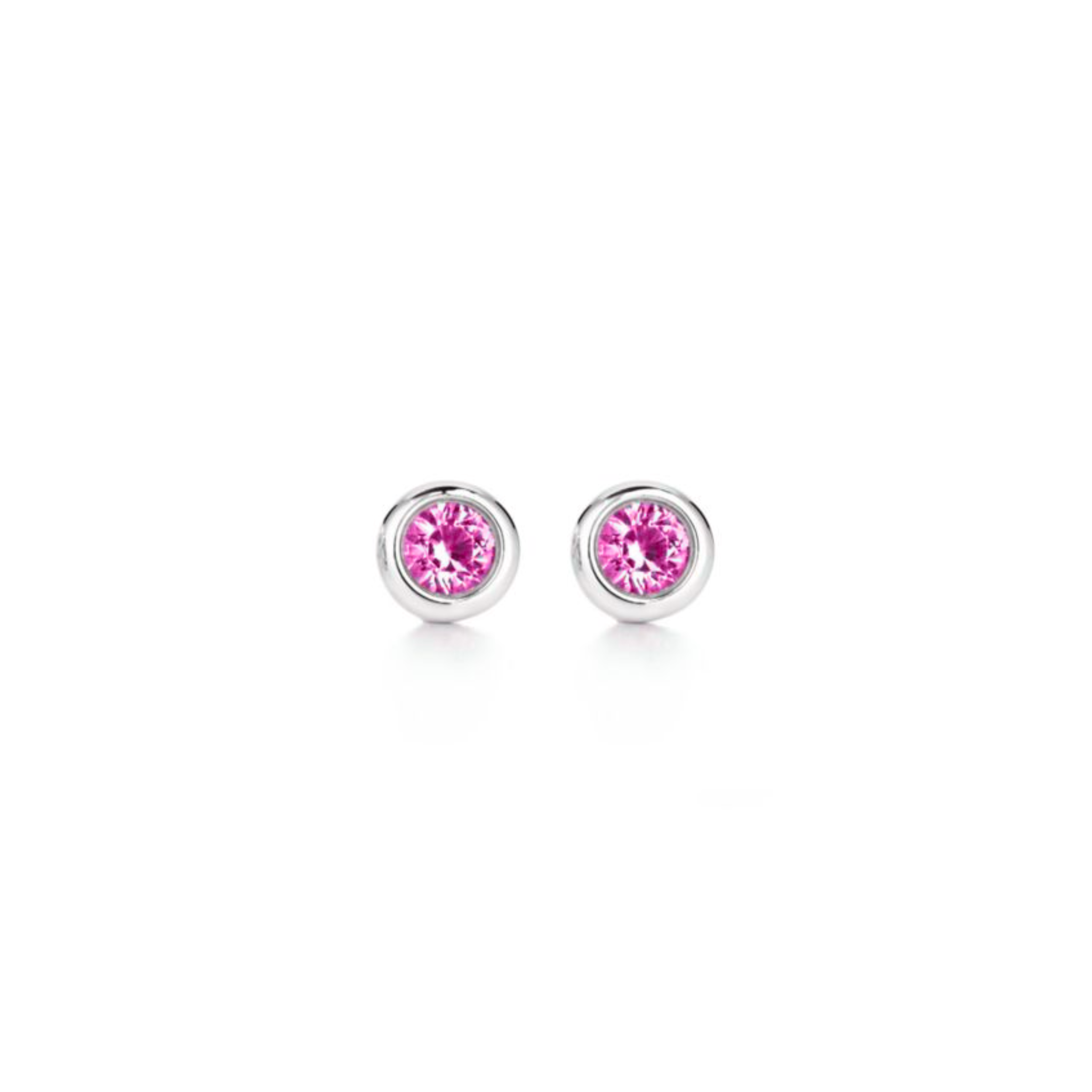 Caia Bezel Pink Sapphire Stud Earrings   - Natural Diamonds & Lab Grown Diamonds  - Best prices for jewelry and diamonds. The best jewelry to shop in Dubai and Abu Dhabi - Dubai Tourism. Best Shopping in Dubai Mall - Fashion Avenue, Mall of Emirates, Dubai, Palm Jumeirah and UAE. Hip-hop custom jewelry and manufacturer supplier - diamond and gold wholesaler. The best place to visit in Dubai during vacation. Richie Gold & Diamond is located in Dubai Gold Souk