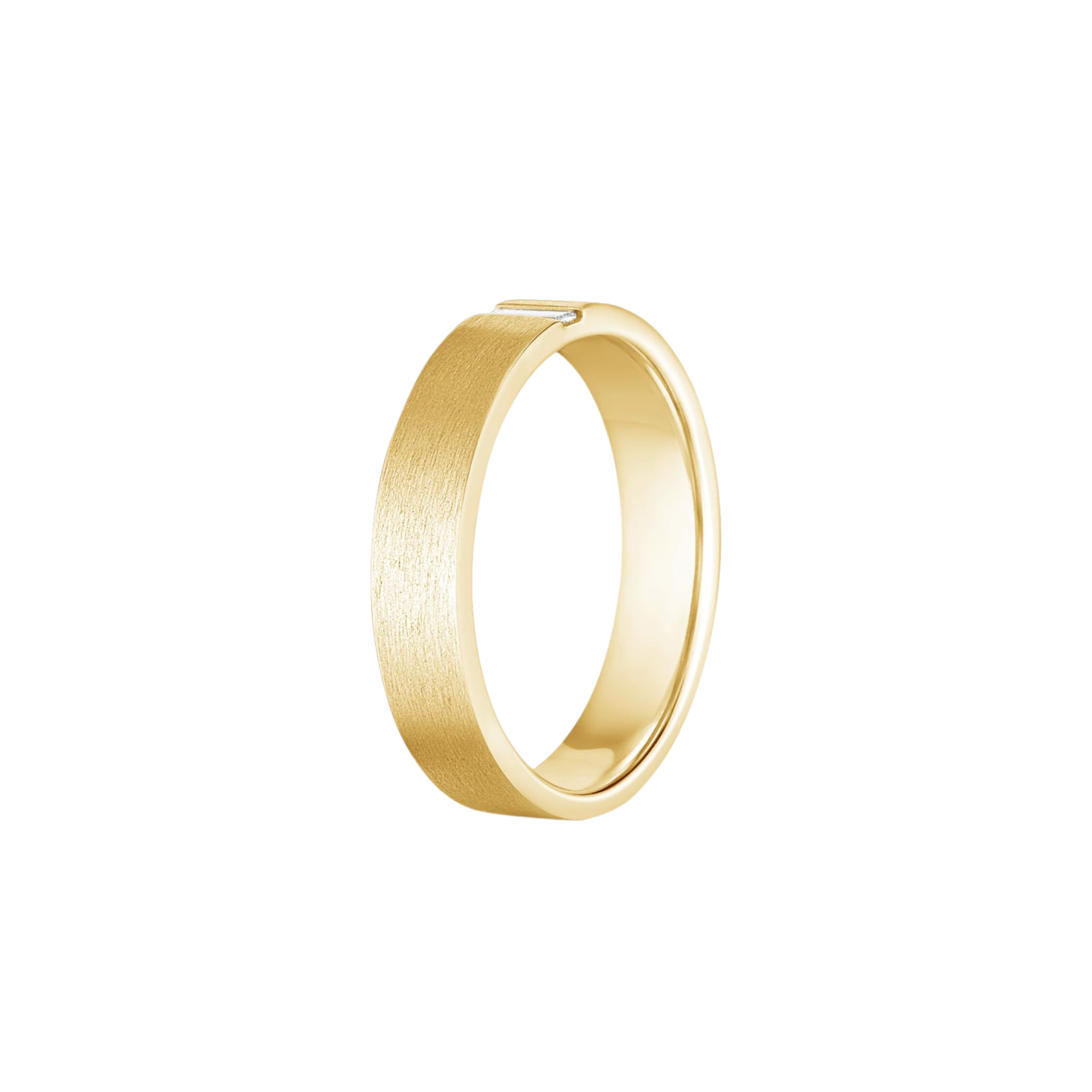 Calen Baguette Diamond Band 18K Gold - Natural diamond and lab grown diamond engagement rings and wedding bands at unbeatable prices. Best bridal jewelry collections in Dubai and Abu Dhabi, featuring custom-made rings, timeless solitaires, and luxury wedding sets. Richie Gold & Diamond in the heart of Dubai Gold Souk — your trusted destination for engagement rings, wedding bands, and fine jewelry in the UAE, Dubai Mall, Fashion Avenue, Mall of the Emirates, and Palm Jumeirah