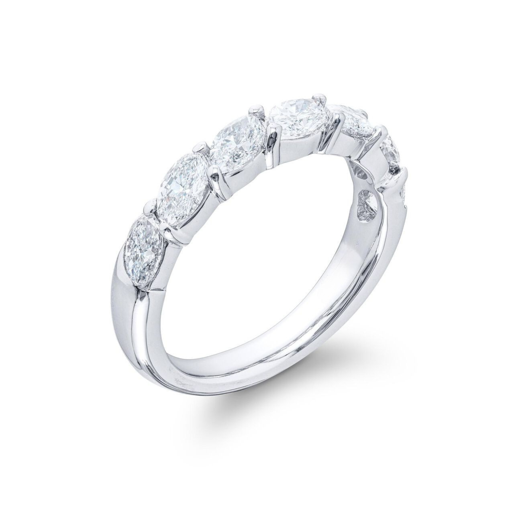 Calyra Marquise Diamond Celebration Band 18K White Gold - Natural Diamonds & Lab Grown Diamonds  - Best prices for jewelry and diamonds. The best jewelry to shop in Dubai and Abu Dhabi - Dubai Tourism. Best Shopping in Dubai Mall - Fashion Avenue, Mall of Emirates, Dubai, Palm Jumeirah and UAE. Hip-hop custom jewelry and manufacturer supplier - diamond and gold wholesaler. The best place to visit in Dubai during vacation. Richie Gold & Diamond is located in Dubai Gold Souk