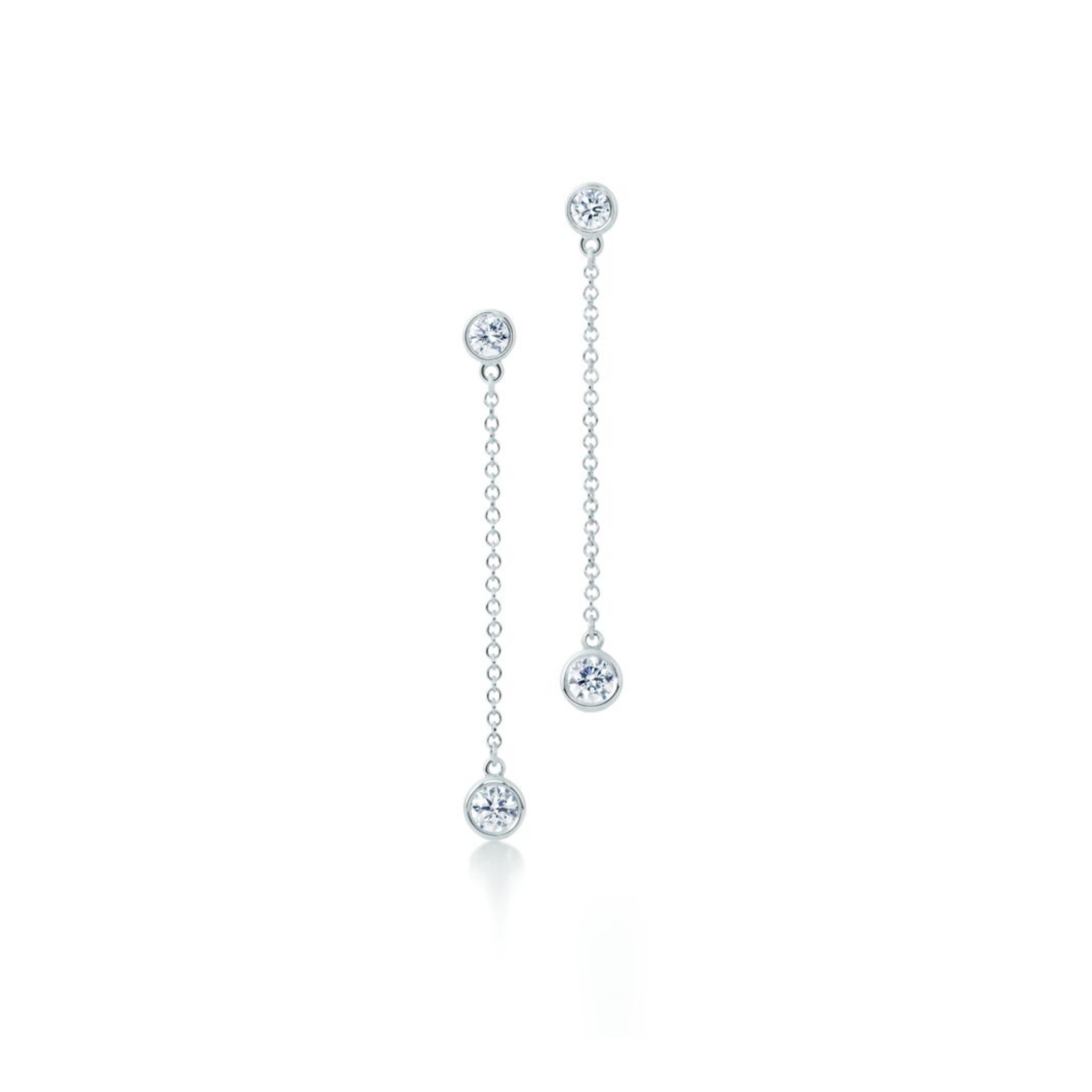 Celene Diamond Drop Earrings 18K White Gold - Natural Diamonds & Lab Grown Diamonds  - Best prices for jewelry and diamonds. The best jewelry to shop in Dubai and Abu Dhabi - Dubai Tourism. Best Shopping in Dubai Mall - Fashion Avenue, Mall of Emirates, Dubai, Palm Jumeirah and UAE. Hip-hop custom jewelry and manufacturer supplier - diamond and gold wholesaler. The best place to visit in Dubai during vacation. Richie Gold & Diamond is located in Dubai Gold Souk