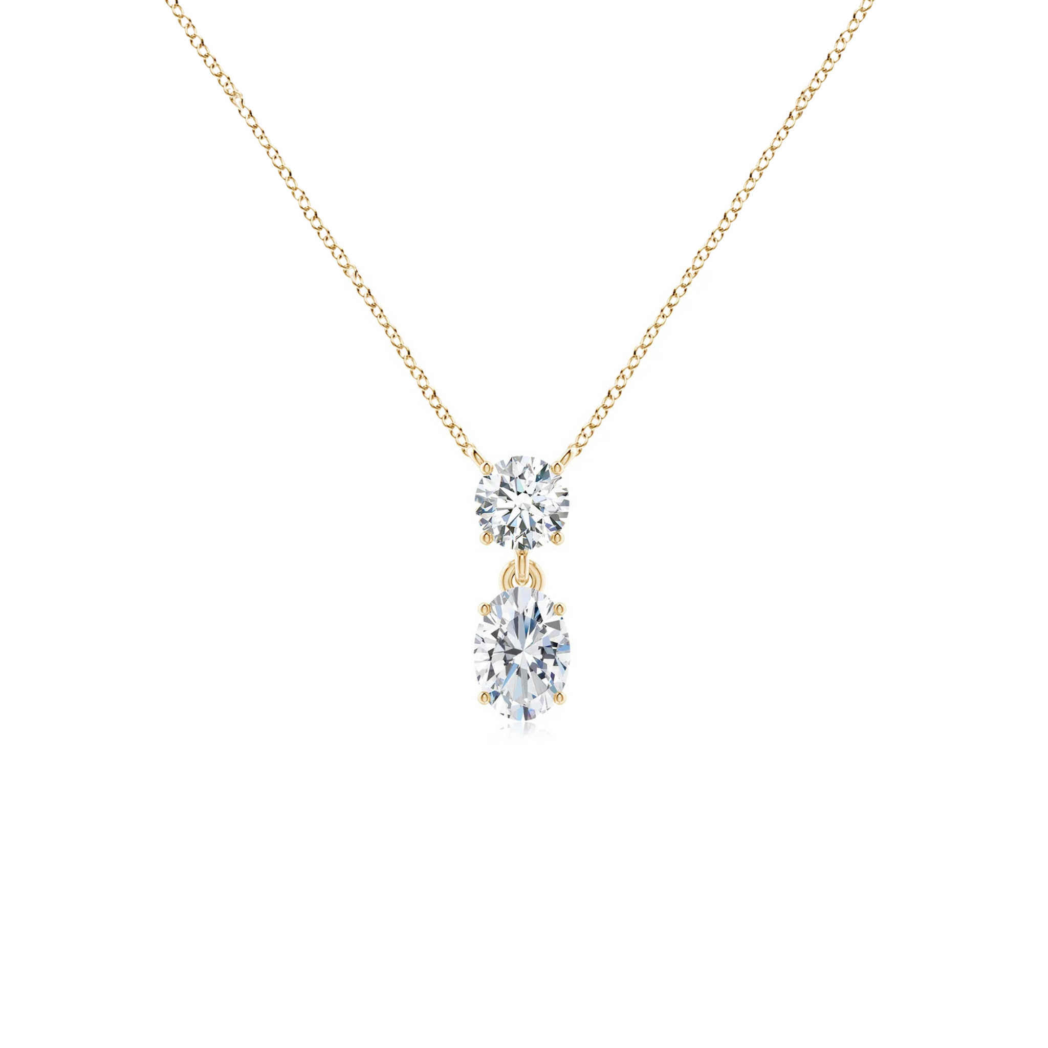Celestia Oval Drop Diamond Pendant 18K Gold - Holiday Gifts, Gifts for Her, Gifts for wife, Bridemaids Gifts, Best Online Jewelry Store, Most Reputable Diamond Jewelry Store, Best Online Jewelry Dubai, Europe and North America. Fast Online Shipping Jewelry, Natural Diamond Jewelry, Lab Grown Diamond Jewelry, Best Birthday Gift Ideas, Best Anniversary Gift Ideas, Best Christmas Gift Idea, Best Engagement Ring Brand, Best Jewelry Brand, Christmas Shopping. 