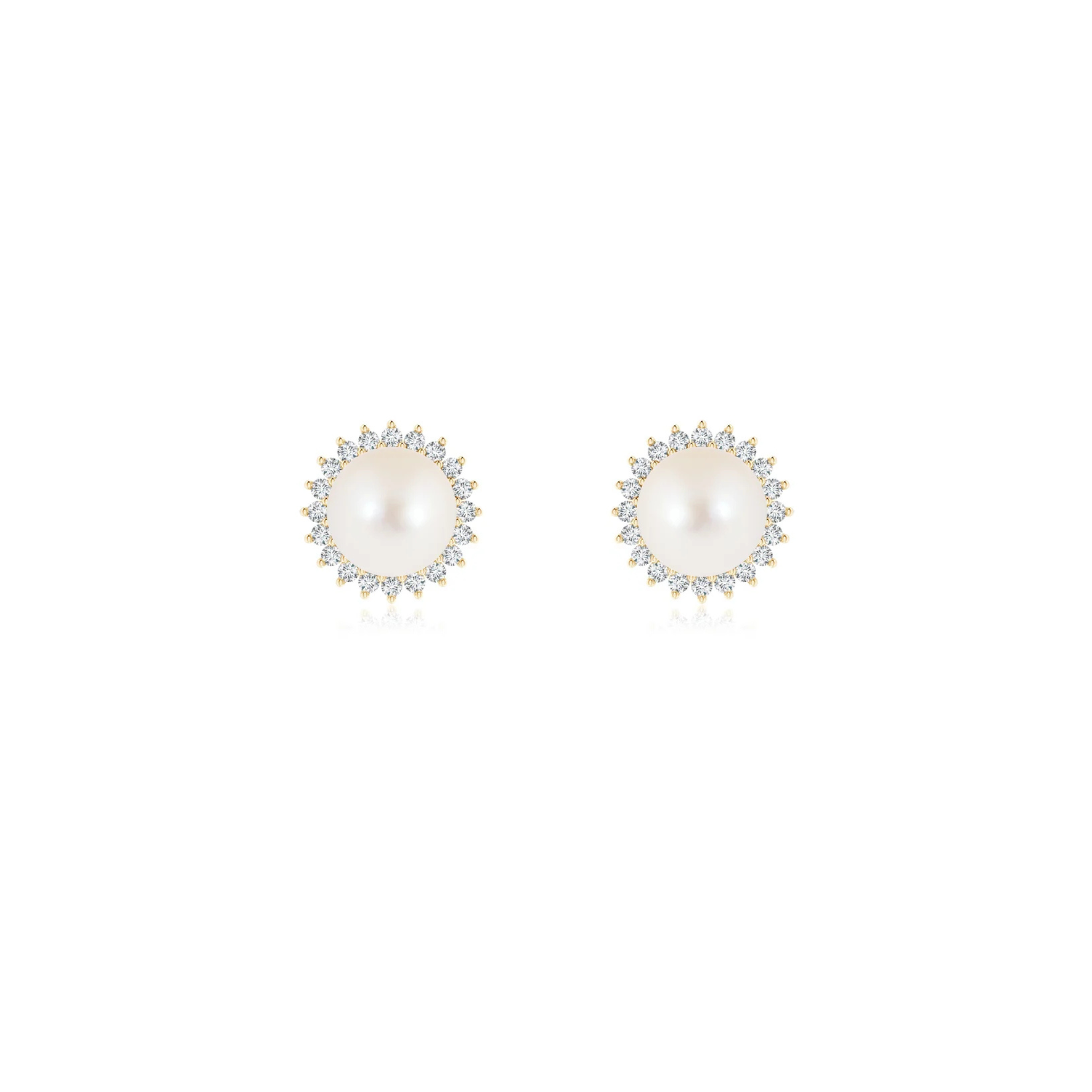 Celestique Diamond Pearl Halo Studs 18K Gold - Holiday Gifts, Gifts for Her, Gifts for wife, Bridemaids Gifts, Best Online Jewelry Store, Most Reputable Diamond Jewelry Store, Best Online Jewelry Dubai, Europe and North America. Fast Online Shipping Jewelry, Natural Diamond Jewelry, Lab Grown Diamond Jewelry, Best Birthday Gift Ideas, Best Anniversary Gift Ideas, Best Christmas Gift Idea, Best Engagement Ring Brand, Best Jewelry Brand, Christmas Shopping. 