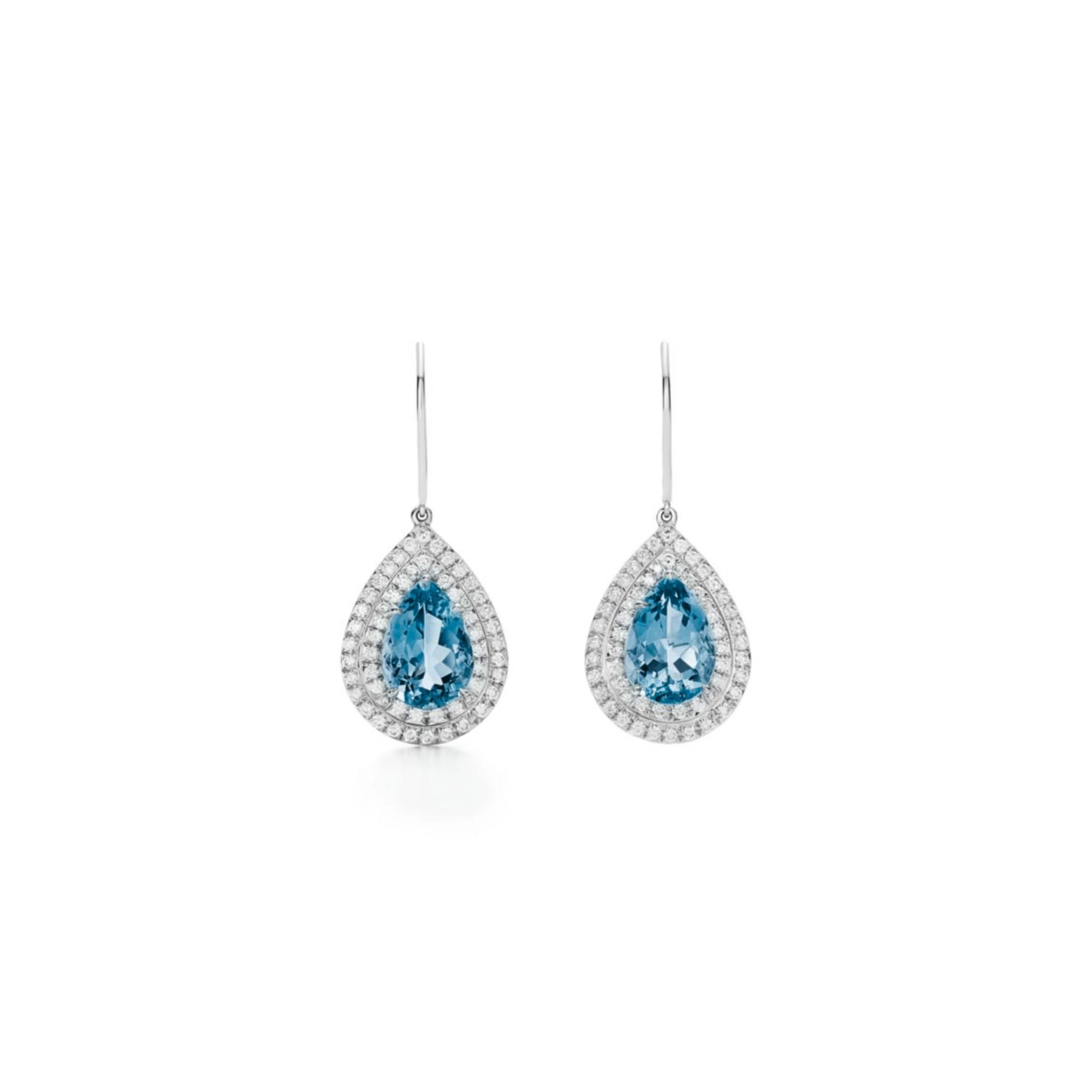 Cerys London Blue Topaz Drop Earrings 18K White Gold - Natural Diamonds & Lab Grown Diamonds  - Best prices for jewelry and diamonds. The best jewelry to shop in Dubai and Abu Dhabi - Dubai Tourism. Best Shopping in Dubai Mall - Fashion Avenue, Mall of Emirates, Dubai, Palm Jumeirah and UAE. Hip-hop custom jewelry and manufacturer supplier - diamond and gold wholesaler. The best place to visit in Dubai during vacation. Richie Gold & Diamond is located in Dubai Gold Souk