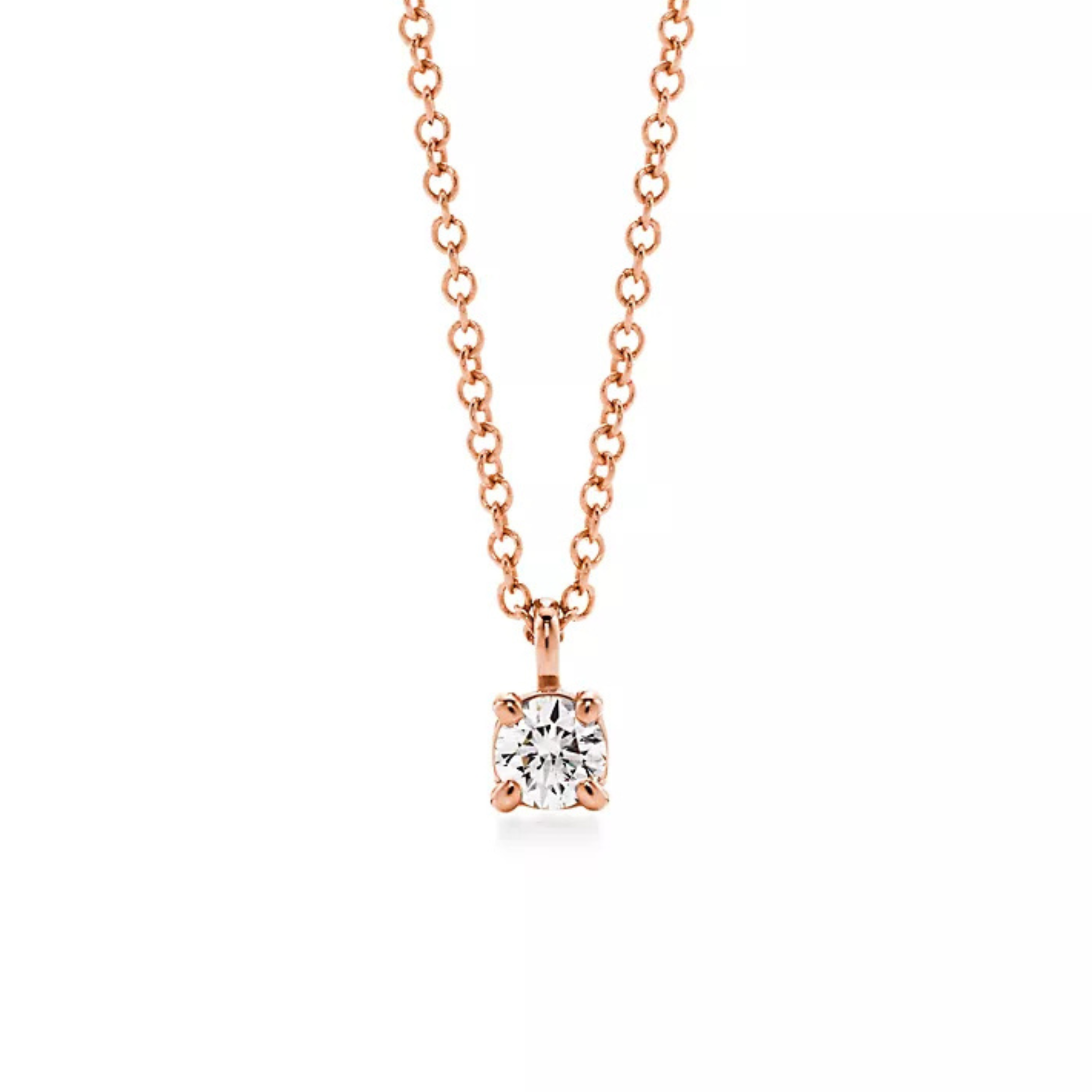 Classic Diamond Solitaire Pendant 18K Rose Gold   - Natural Diamonds & Lab Grown Diamonds  - Best prices for jewelry and diamonds. The best jewelry to shop in Dubai and Abu Dhabi - Dubai Tourism. Best Shopping in Dubai Mall - Fashion Avenue, Mall of Emirates, Dubai, Palm Jumeirah and UAE. Hip-hop custom jewelry and manufacturer supplier - diamond and gold wholesaler. The best place to visit in Dubai during vacation. Richie Gold & Diamond is located in Dubai Gold Souk