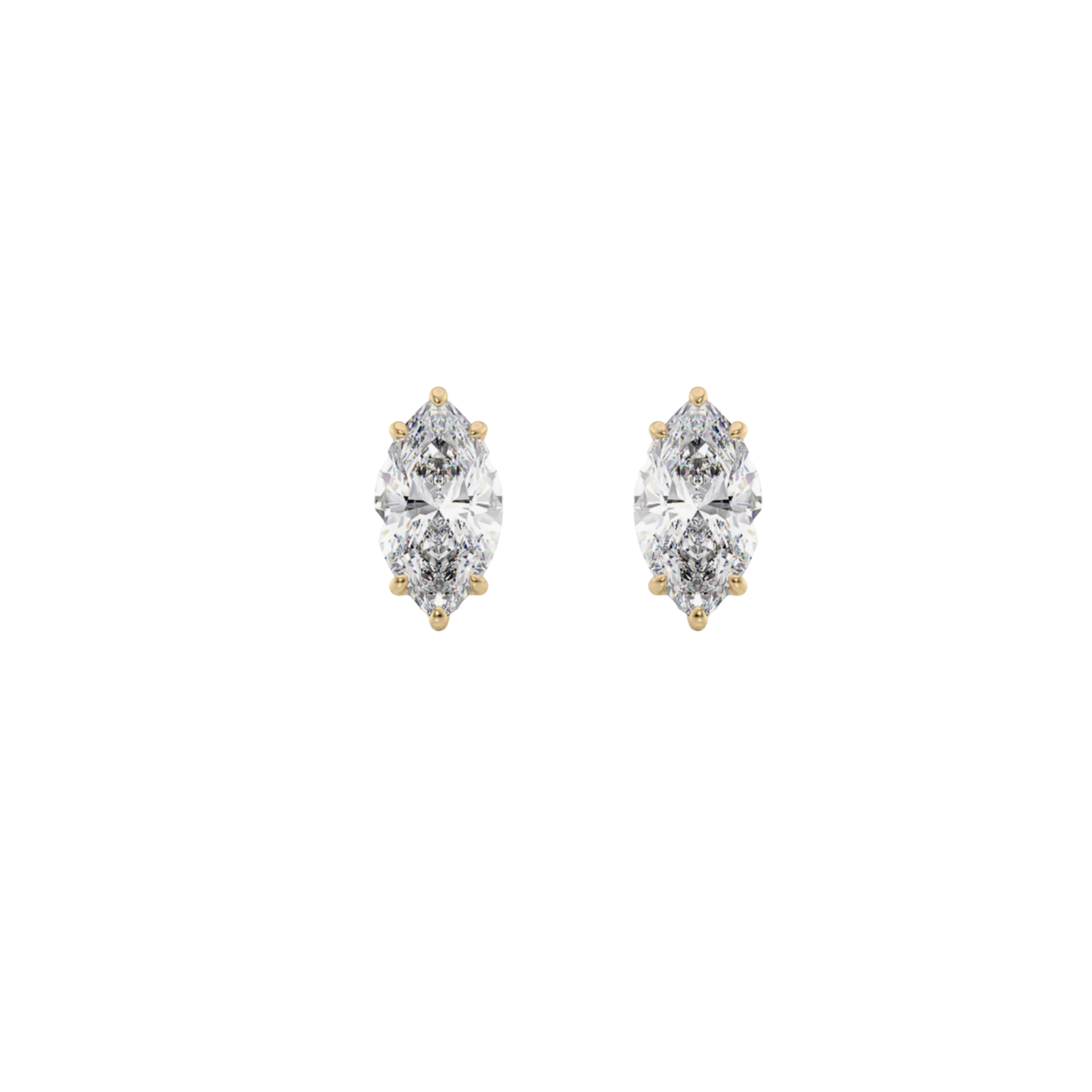 Classic Marquise-Cut Solitaire Diamond Stud Earrings 18K Gold - Natural Diamonds & Lab Grown Diamonds - Best prices for jewelry and diamonds. The best jewelry to shop in Dubai and Abu Dhabi - Dubai Tourism. Best Shopping in Dubai Mall - Fashion Avenue, Mall of Emirates, Dubai, Palm Jumeirah and UAE. Hip-hop custom jewelry and manufacturer supplier - diamond and gold wholesaler. The best place to visit in Dubai during vacation. Richie Gold & Diamond is located in Dubai Gold Souk