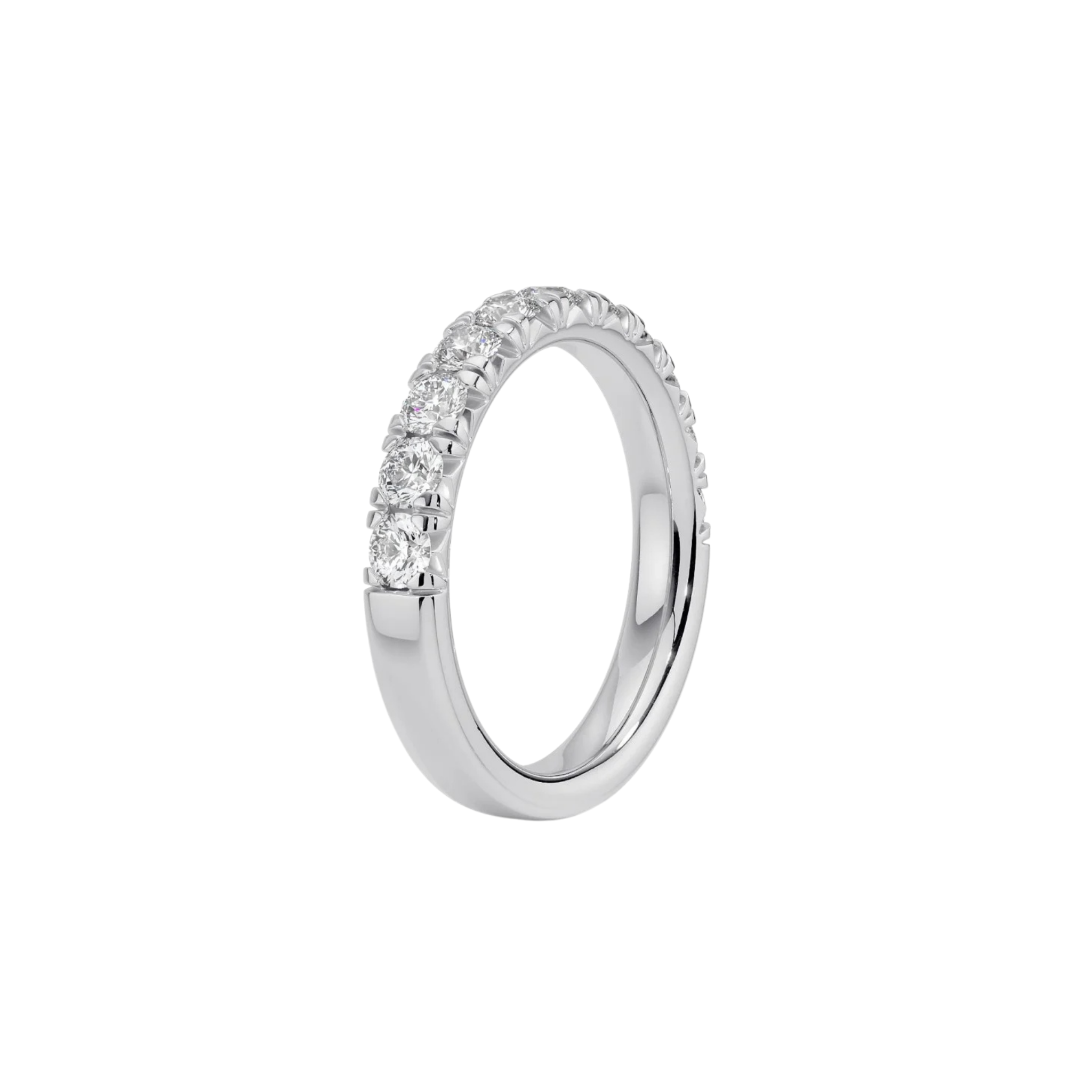 Cyana Diamond Pave Band 18K White Gold - Natural diamond and lab grown diamond engagement rings and wedding bands at unbeatable prices. Best bridal jewelry collections in Dubai and Abu Dhabi, featuring custom-made rings, timeless solitaires, and luxury wedding sets. Richie Gold & Diamond in the heart of Dubai Gold Souk — your trusted destination for engagement rings, wedding bands, and fine jewelry in the UAE, Dubai Mall, Fashion Avenue, Mall of the Emirates, and Palm Jumeirah