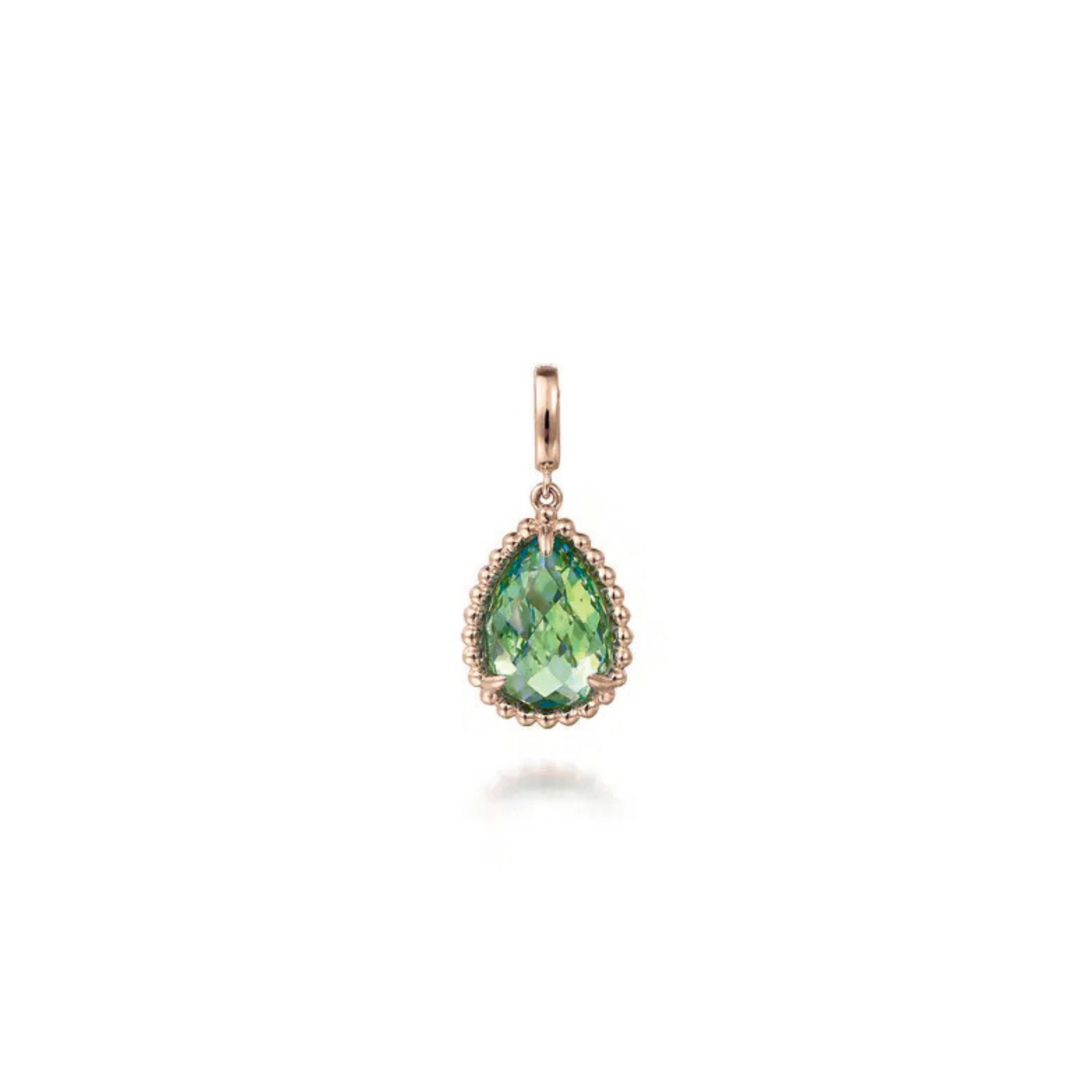 Cyrene Emerald Charm 18K Rose Gold - Natural Diamonds & Lab Grown Diamonds  - Best prices for jewelry and diamonds. The best jewelry to shop in Dubai and Abu Dhabi - Dubai Tourism. Best Shopping in Dubai Mall - Fashion Avenue, Mall of Emirates, Dubai, Palm Jumeirah and UAE. Hip-hop custom jewelry and manufacturer supplier - diamond and gold wholesaler. The best place to visit in Dubai during vacation. Richie Gold & Diamond is located in Dubai Gold Souk.
