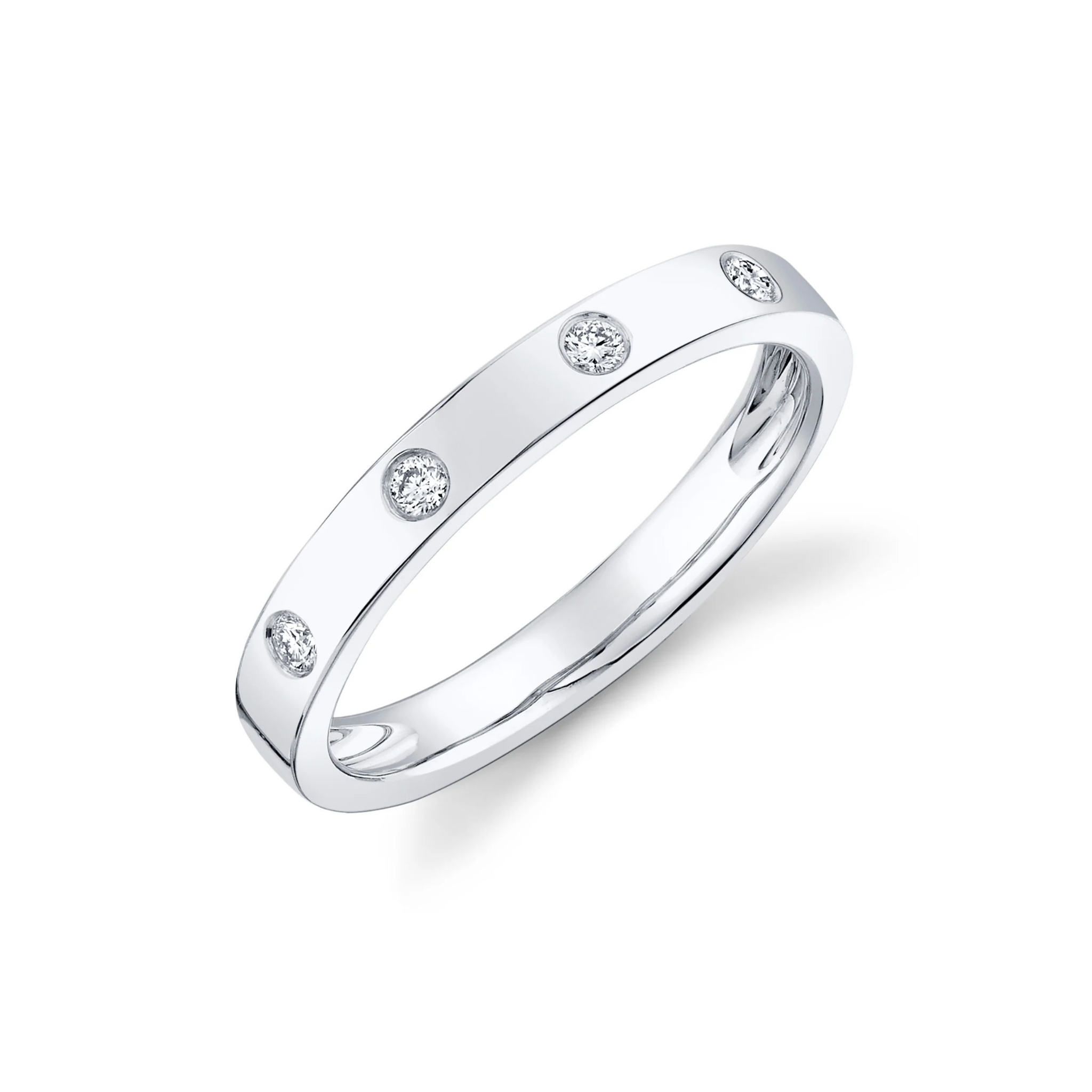 Daven Diamond Inset Band 18K White Gold - Natural Diamonds & Lab Grown Diamonds  - Best prices for jewelry and diamonds. The best jewelry to shop in Dubai and Abu Dhabi - Dubai Tourism. Best Shopping in Dubai Mall - Fashion Avenue, Mall of Emirates, Dubai, Palm Jumeirah and UAE. Hip-hop custom jewelry and manufacturer supplier - diamond and gold wholesaler. The best place to visit in Dubai during vacation. Richie Gold & Diamond is located in Dubai Gold Souk