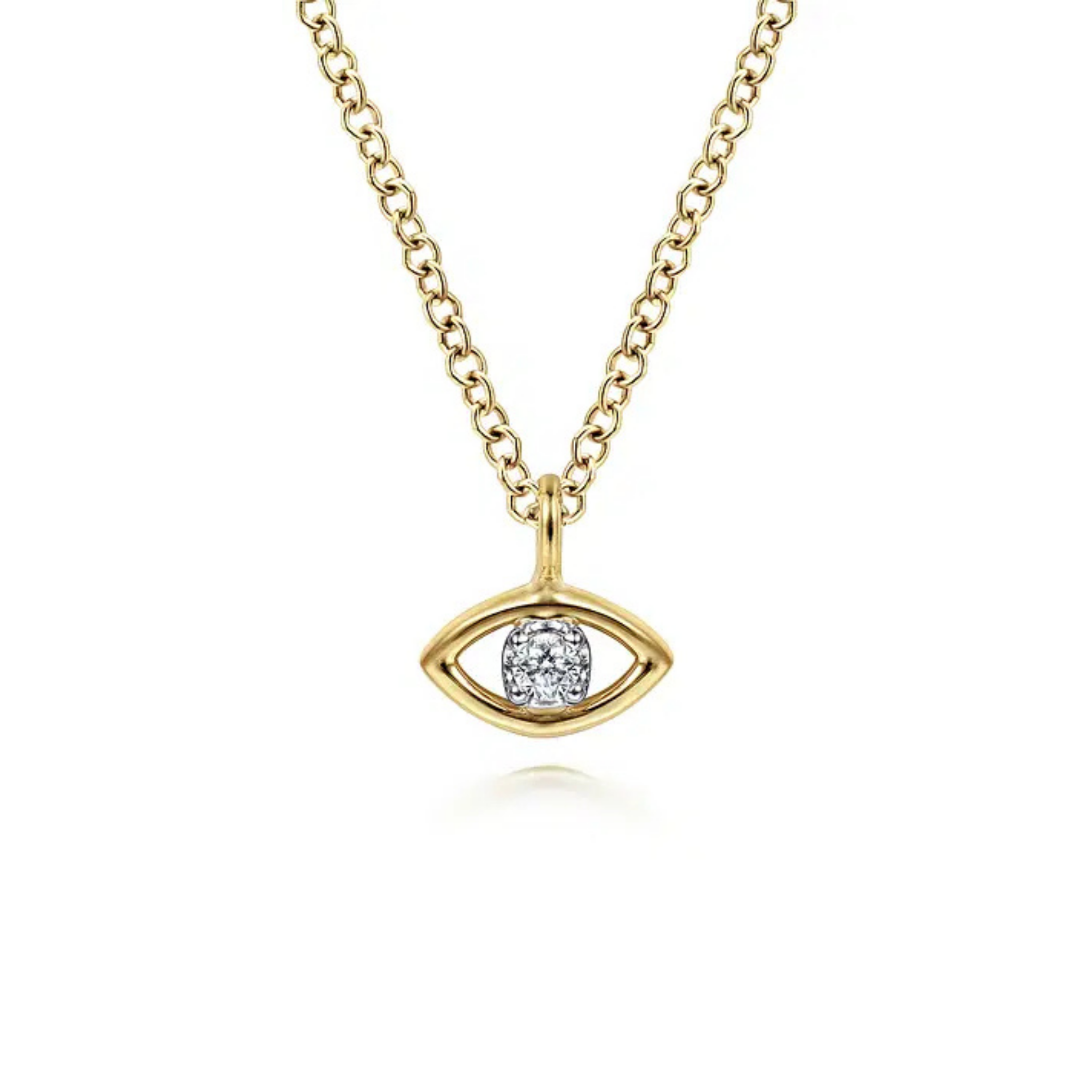 Elandria Diamond Evil Eye Pendant 18K Gold - Natural Diamonds & Lab Grown Diamonds  - Best prices for jewelry and diamonds. The best jewelry to shop in Dubai and Abu Dhabi - Dubai Tourism. Best Shopping in Dubai Mall - Fashion Avenue, Mall of Emirates, Dubai, Palm Jumeirah and UAE. Hip-hop custom jewelry and manufacturer supplier - diamond and gold wholesaler. The best place to visit in Dubai during vacation. Richie Gold & Diamond is located in Dubai Gold Souk