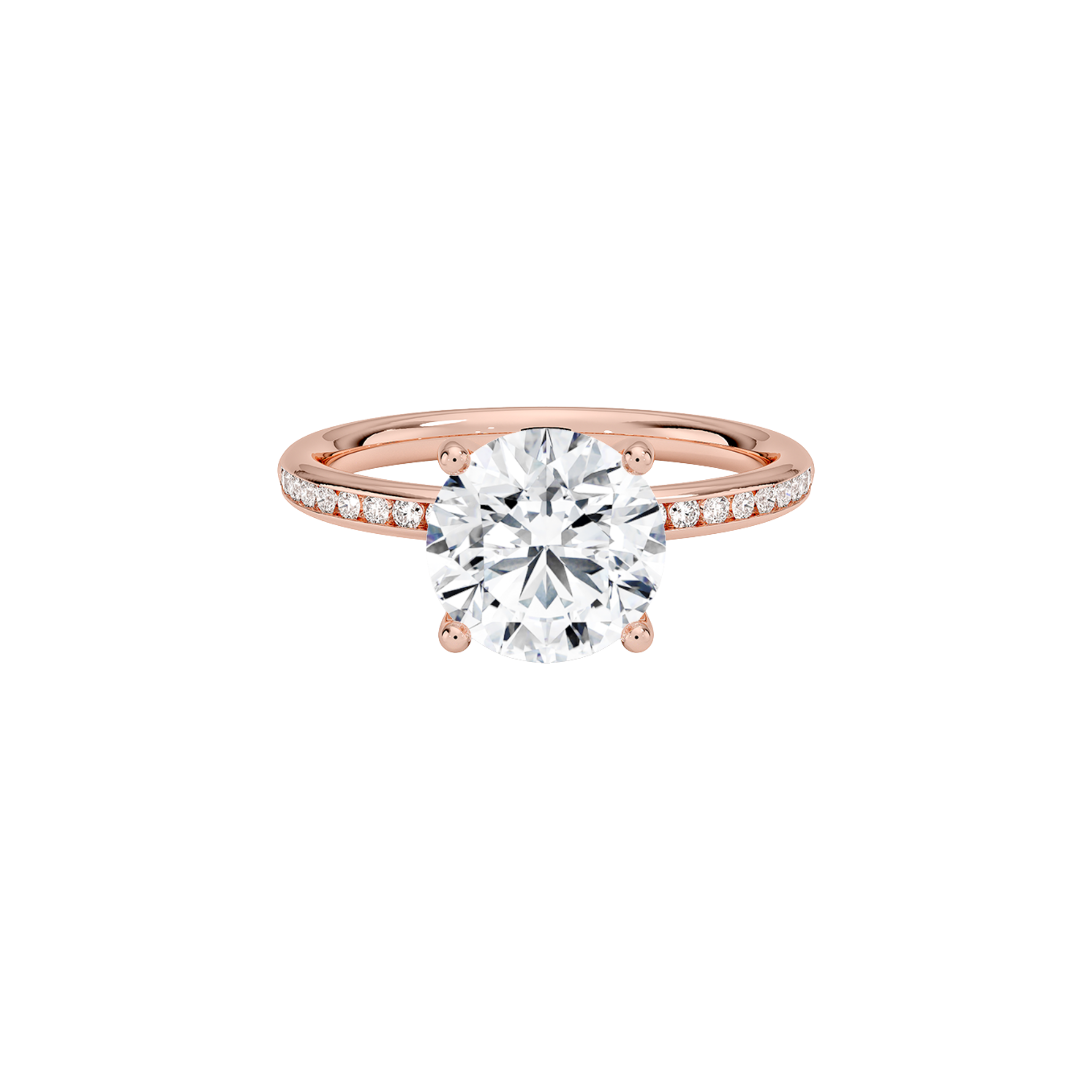 Elarisse Round Channel-Set Ring in 18K Rose Gold - Best prices for jewelry and diamonds. The best jewelry to shop in Dubai and Abu Dhabi - Dubai Tourism. Best Shopping in Dubai Mall - Fashion Avenue, Mall of Emirates, Dubai, Palm Jumeirah and UAE. Hip-hop custom jewelry and manufacturer supplier - diamond and gold wholesaler. The best place to visit in Dubai during vacation. Richie Gold & Diamond is located in Dubai Gold Souk