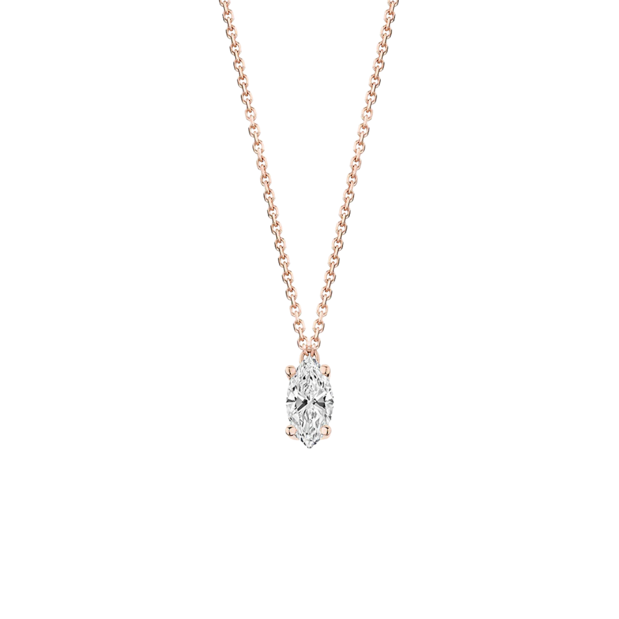 Elysia Marquise Diamond Pendant 18K  Rose Gold - Natural Diamonds & Lab Grown Diamonds  - Best prices for jewelry and diamonds. The best jewelry to shop in Dubai and Abu Dhabi - Dubai Tourism. Best Shopping in Dubai Mall - Fashion Avenue, Mall of Emirates, Dubai, Palm Jumeirah and UAE. Hip-hop custom jewelry and manufacturer supplier - diamond and gold wholesaler. The best place to visit in Dubai during vacation. Richie Gold & Diamond is located in Dubai Gold Souk