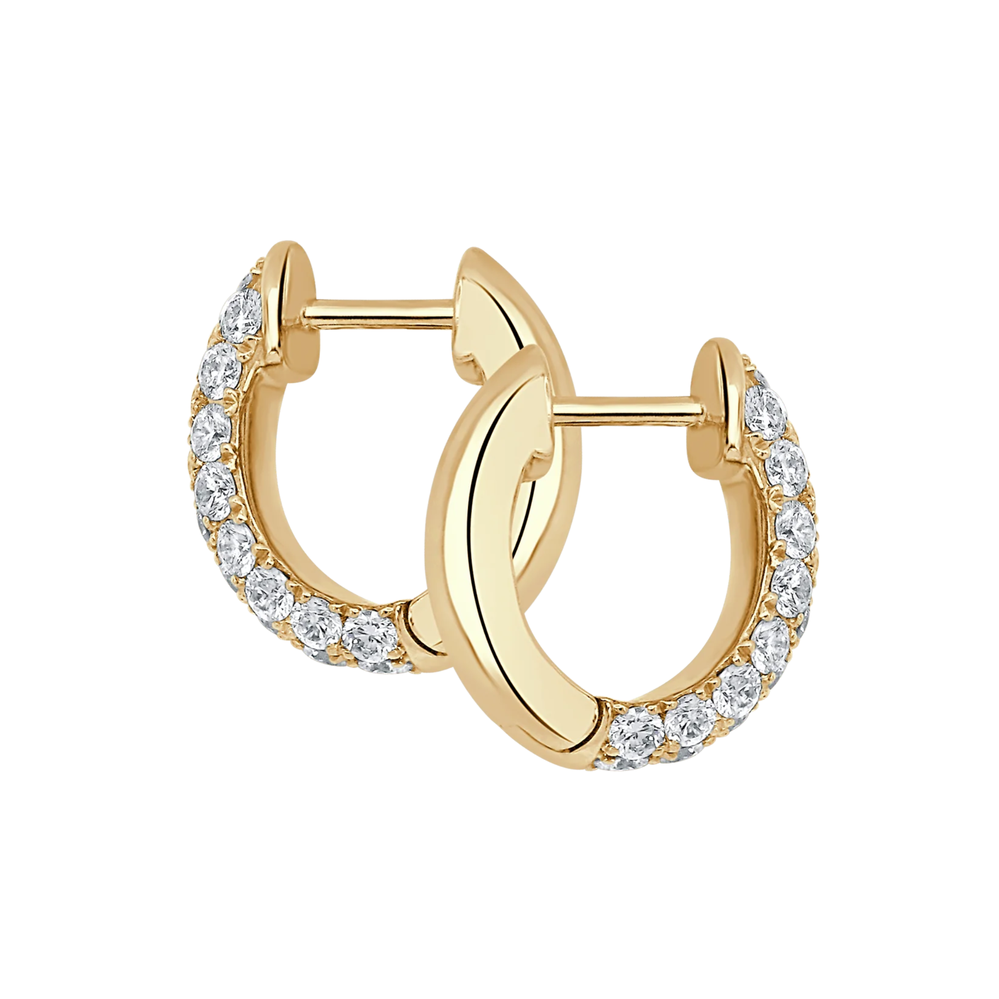 Liora Diamond Pave Huggie Earrings 18K Gold  - Natural Diamonds & Lab Grown Diamonds  - Best prices for jewelry and diamonds. The best jewelry to shop in Dubai and Abu Dhabi - Dubai Tourism. Best Shopping in Dubai Mall - Fashion Avenue, Mall of Emirates, Dubai, Palm Jumeirah and UAE. Hip-hop custom jewelry and manufacturer supplier - diamond and gold wholesaler. The best place to visit in Dubai during vacation. Richie Gold & Diamond is located in Dubai Gold Souk