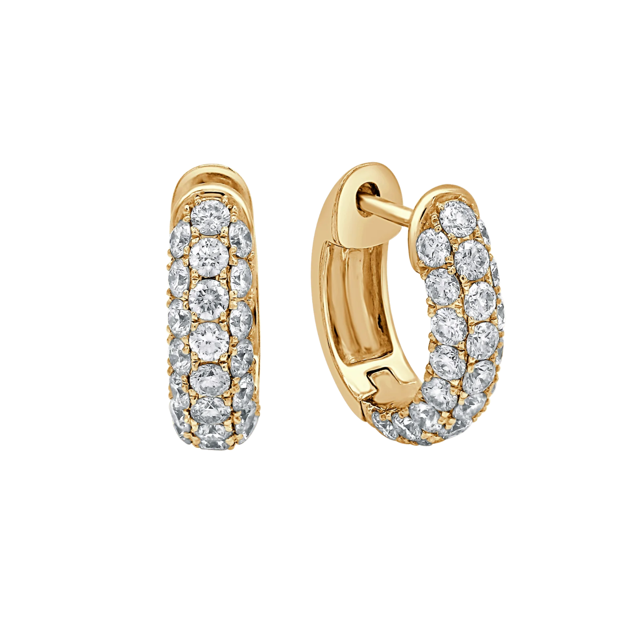 Liora Diamond Pave Huggie Earrings 18K Gold  - Natural Diamonds & Lab Grown Diamonds  - Best prices for jewelry and diamonds. The best jewelry to shop in Dubai and Abu Dhabi - Dubai Tourism. Best Shopping in Dubai Mall - Fashion Avenue, Mall of Emirates, Dubai, Palm Jumeirah and UAE. Hip-hop custom jewelry and manufacturer supplier - diamond and gold wholesaler. The best place to visit in Dubai during vacation. Richie Gold & Diamond is located in Dubai Gold Souk