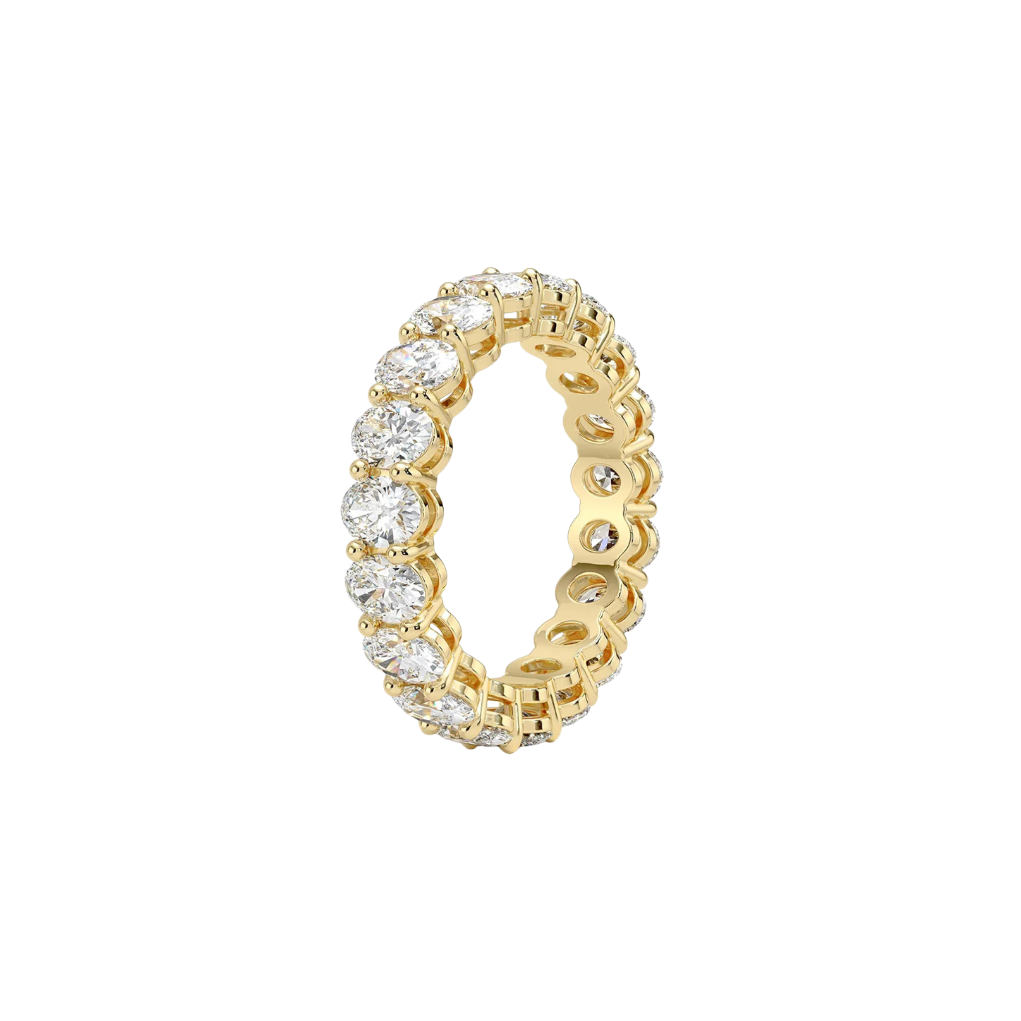 Luciane Oval Cut Diamond Eternity Band in 18K Gold - Natural diamond and lab grown diamond engagement rings and wedding bands at unbeatable prices. Best bridal jewelry collections in Dubai and Abu Dhabi, featuring custom-made rings, timeless solitaires, and luxury wedding sets. Richie Gold & Diamond in the heart of Dubai Gold Souk — your trusted destination for engagement rings, wedding bands, and fine jewelry in the UAE, Dubai Mall, Fashion Avenue, Mall of the Emirates, and Palm Jumeirah