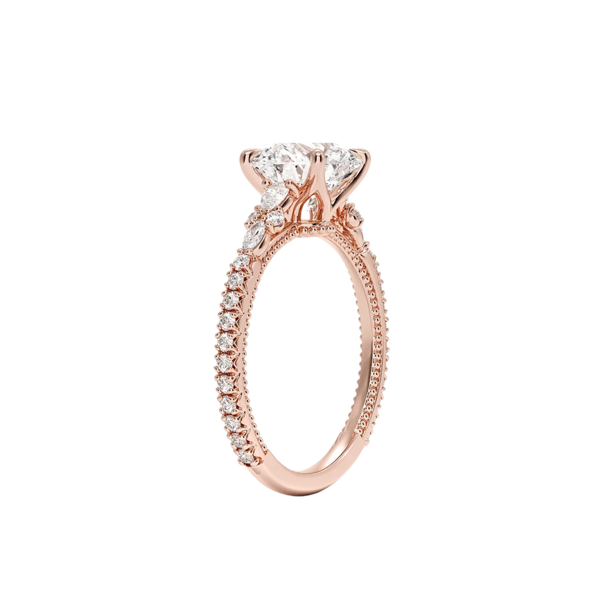 Lumarelle Floral Diamond Ring in 18K Rose Gold - Best prices for jewelry and diamonds. The best jewelry to shop in Dubai and Abu Dhabi - Dubai Tourism. Best Shopping in Dubai Mall - Fashion Avenue, Mall of Emirates, Dubai, Palm Jumeirah and UAE. Hip-hop custom jewelry and manufacturer supplier - diamond and gold wholesaler. The best place to visit in Dubai during vacation. Richie Gold & Diamond is located in Dubai Gold Souk