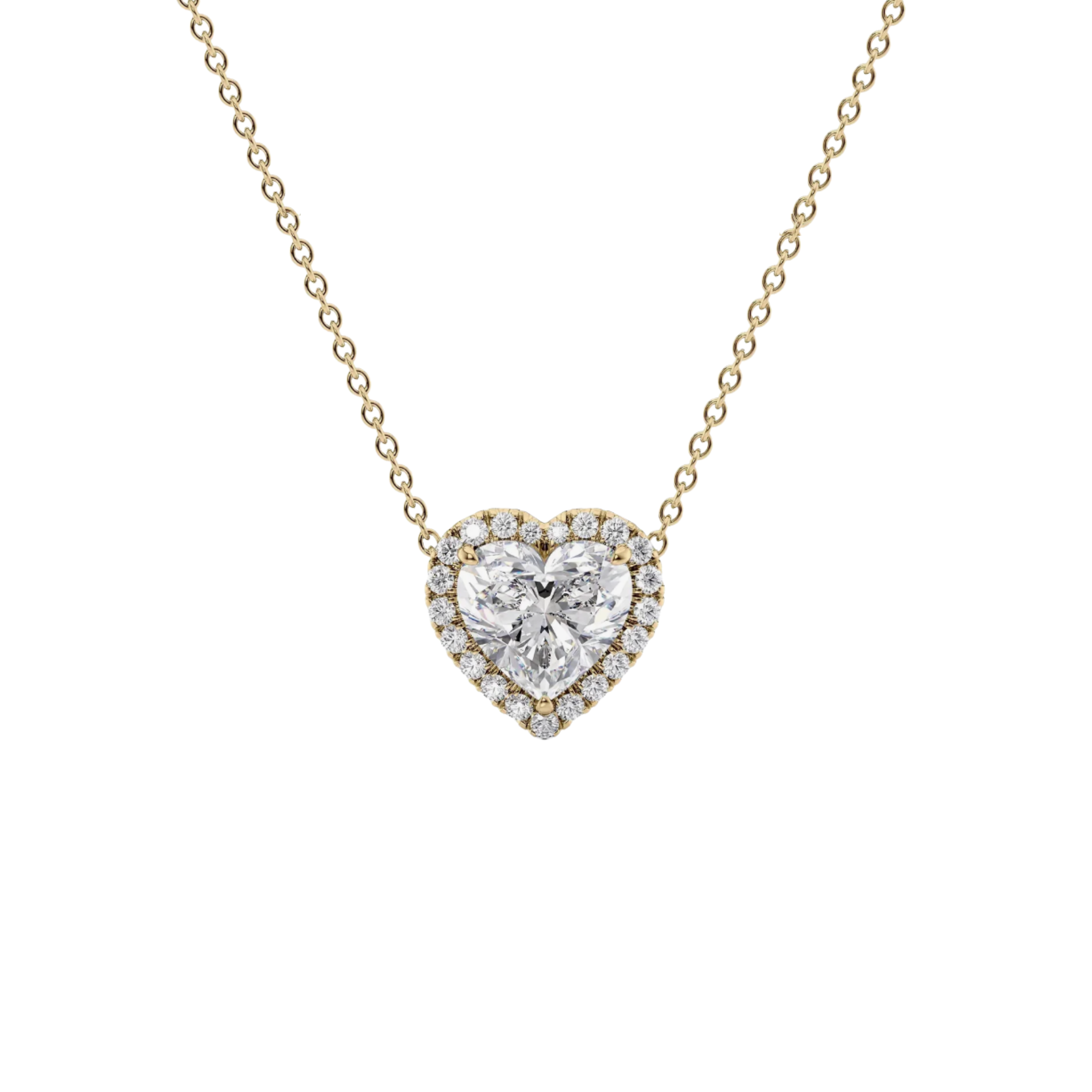 Lumina Heart Diamond Halo Pendant 18K Gold - Holiday Gifts, Gifts for Her, Gifts for wife, Best Online Jewelry Store, Most Reputable Diamond Jewelry Store, Best Online Jewelry Dubai, Europe and North America. Fast Online Shipping Jewelry, Natural Diamond Jewelry, Lab Grown Diamond Jewelry, Best Birthday Gift Ideas, Best Anniversary Gift Ideas, Best Christmas Gift Idea, Best Engagement Ring Brand, Best Jewelry Brand, Christmas Shopping. 
