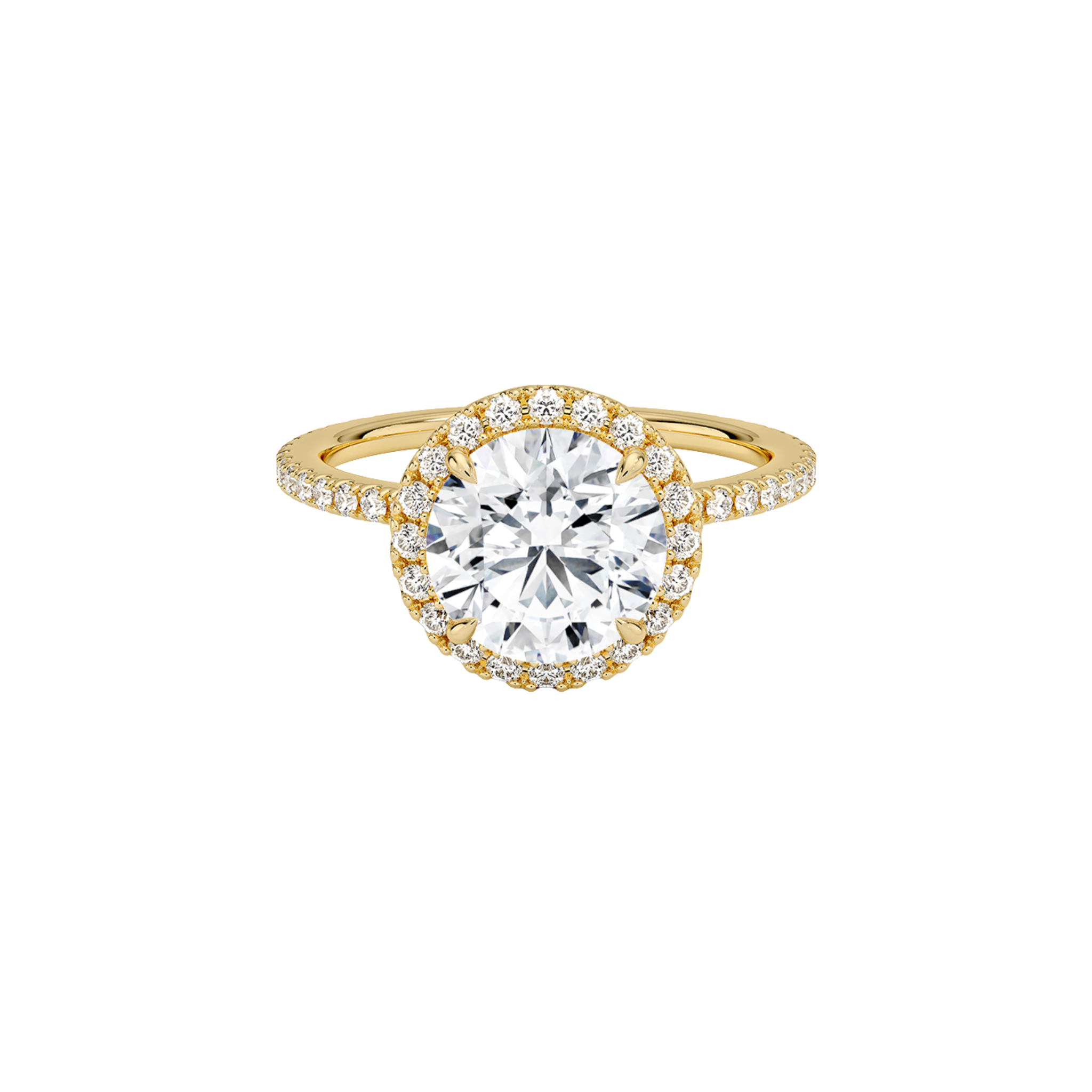 Lumina Round Halo Ring 18K Gold - Best prices for jewelry and diamonds. The best jewelry to shop in Dubai and Abu Dhabi - Dubai Tourism. Best Shopping in Dubai Mall - Fashion Avenue, Mall of Emirates, Dubai, Palm Jumeirah and UAE. Hip-hop custom jewelry and manufacturer supplier - diamond and gold wholesaler. The best place to visit in Dubai during vacation. Richie Gold & Diamond is located in Dubai Gold Souk