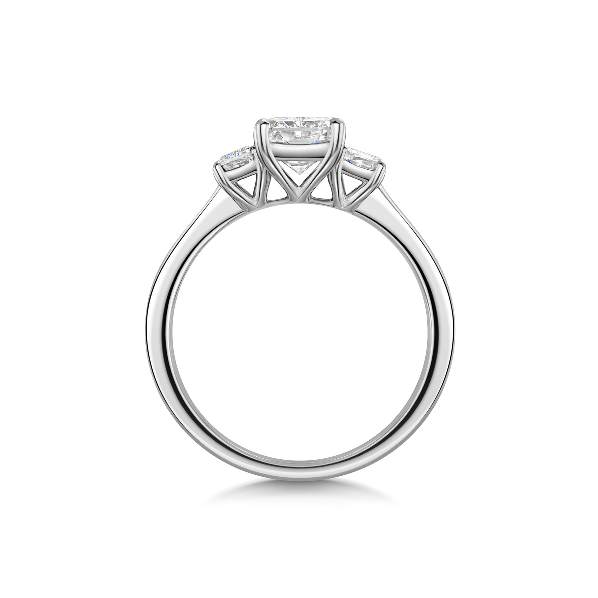 Lyssara Emerald-Cut Three-Stone Ring 18K White Gold - Best prices for jewelry and diamonds. The best jewelry to shop in Dubai and Abu Dhabi - Dubai Tourism. Best Shopping in Dubai Mall - Fashion Avenue, Mall of Emirates, Dubai, Palm Jumeirah and UAE. Hip-hop custom jewelry and manufacturer supplier - diamond and gold wholesaler. The best place to visit in Dubai during vacation. Richie Gold & Diamond is located in Dubai Gold Souk