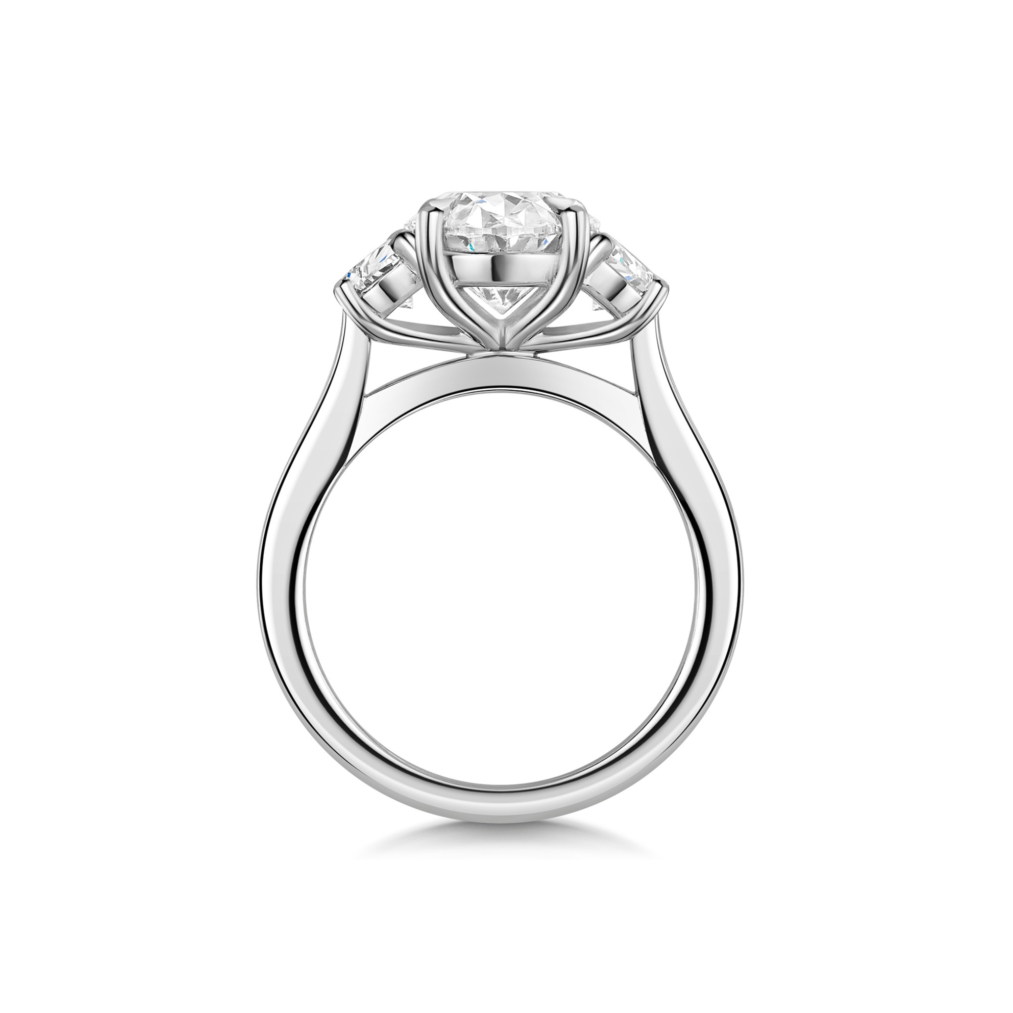 Lyssara Radiant-Cut Three-Stone Ring 18K White Gold - Best prices for jewelry and diamonds. The best jewelry to shop in Dubai and Abu Dhabi - Dubai Tourism. Best Shopping in Dubai Mall - Fashion Avenue, Mall of Emirates, Dubai, Palm Jumeirah and UAE. Hip-hop custom jewelry and manufacturer supplier - diamond and gold wholesaler. The best place to visit in Dubai during vacation. Richie Gold & Diamond is located in Dubai Gold Souk