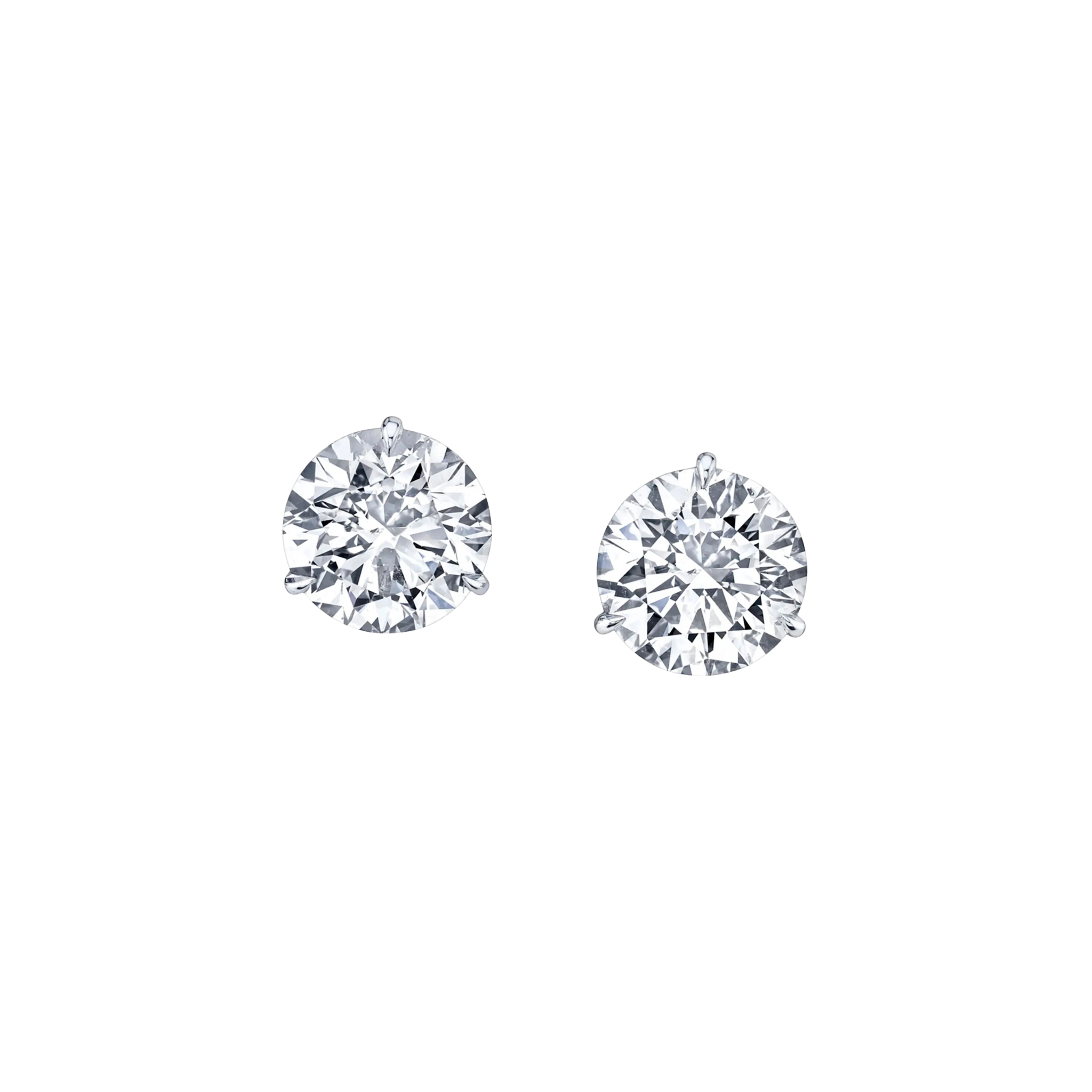 Martini Solitaire Diamond Stud Earrings 18K White Gold - Natural Diamonds & Lab Grown Diamonds  - Best prices for jewelry and diamonds. The best jewelry to shop in Dubai and Abu Dhabi - Dubai Tourism. Best Shopping in Dubai Mall - Fashion Avenue, Mall of Emirates, Dubai, Palm Jumeirah and UAE. Hip-hop custom jewelry and manufacturer supplier - diamond and gold wholesaler. The best place to visit in Dubai during vacation. Richie Gold & Diamond is located in Dubai Gold Souk