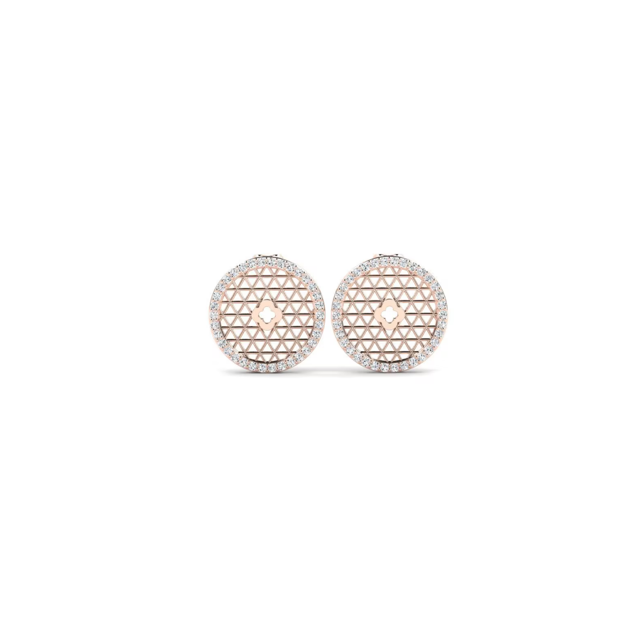 Orion Diamond Filigree Studs 18K Rose Gold - Natural Diamonds & Lab Grown Diamonds - Best prices for jewelry and diamonds. The best jewelry to shop in Dubai and Abu Dhabi - Dubai Tourism. Best Shopping in Dubai Mall - Fashion Avenue, Mall of Emirates, Dubai, Palm Jumeirah and UAE. Hip-hop custom jewelry and manufacturer supplier - diamond and gold wholesaler. The best place to visit in Dubai during vacation. Richie Gold & Diamond is located in Dubai Gold Souk