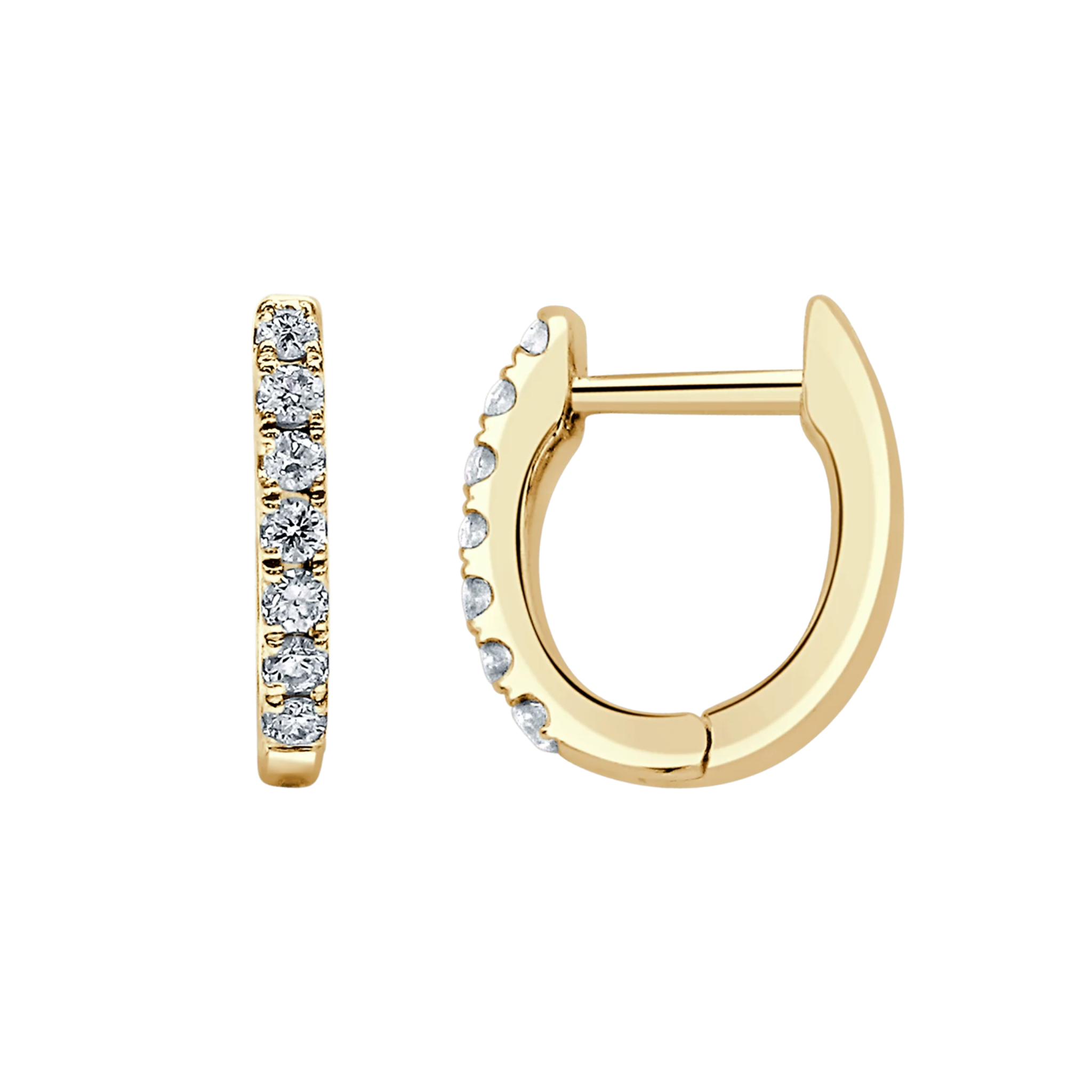  Renna Small Petite Diamond Huggie Earrings 18K Gold - Natural Diamonds & Lab Grown Diamonds  - Best prices for jewelry and diamonds. The best jewelry to shop in Dubai and Abu Dhabi - Dubai Tourism. Best Shopping in Dubai Mall - Fashion Avenue, Mall of Emirates, Dubai, Palm Jumeirah and UAE. Hip-hop custom jewelry and manufacturer supplier - diamond and gold wholesaler. The best place to visit in Dubai during vacation. Richie Gold & Diamond is located in Dubai Gold Souk