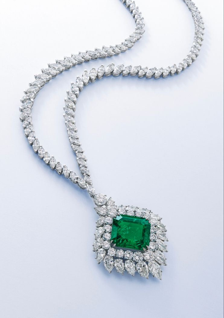 Best High jewelry collections crafted with rare diamonds, vibrant gemstones — unmatched craftsmanship. Custom high jewelry pieces to signature diamond necklaces, statement earrings, and couture rings, explore the finest luxury jewelry in Dubai and Abu Dhabi. Richie Gold & Diamond specializes custom high jewelry, GIA-certified diamonds, exclusive bridal sets, limited-edition pieces located in Dubai Gold Souk. Natural & Lab Grown Diamond Statement jewelry - Emerald High Jewelry