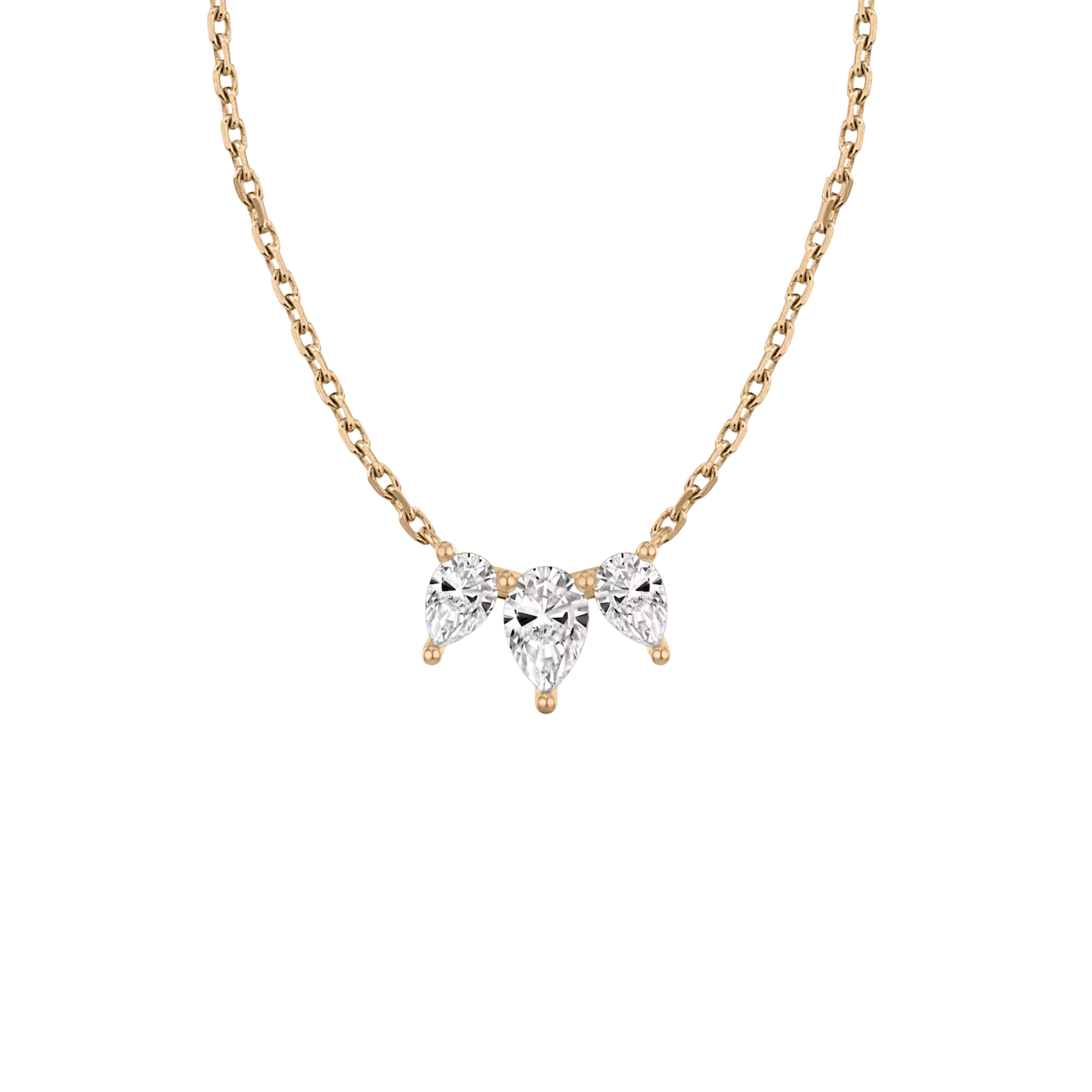 Rivière 3-Stone Pear-Cut Diamond Pendant 18K Gold - Holiday Gifts, Gifts for Her, Gifts for wife, Bridemaids Gifts, Best Online Jewelry Store, Most Reputable Diamond Jewelry Store, Best Online Jewelry Dubai, Europe and North America. Fast Online Shipping Jewelry, Natural Diamond Jewelry, Lab Grown Diamond Jewelry, Best Birthday Gift Ideas, Best Anniversary Gift Ideas, Best Christmas Gift Idea, Best Engagement Ring Brand, Best Jewelry Brand, Christmas Shopping. 