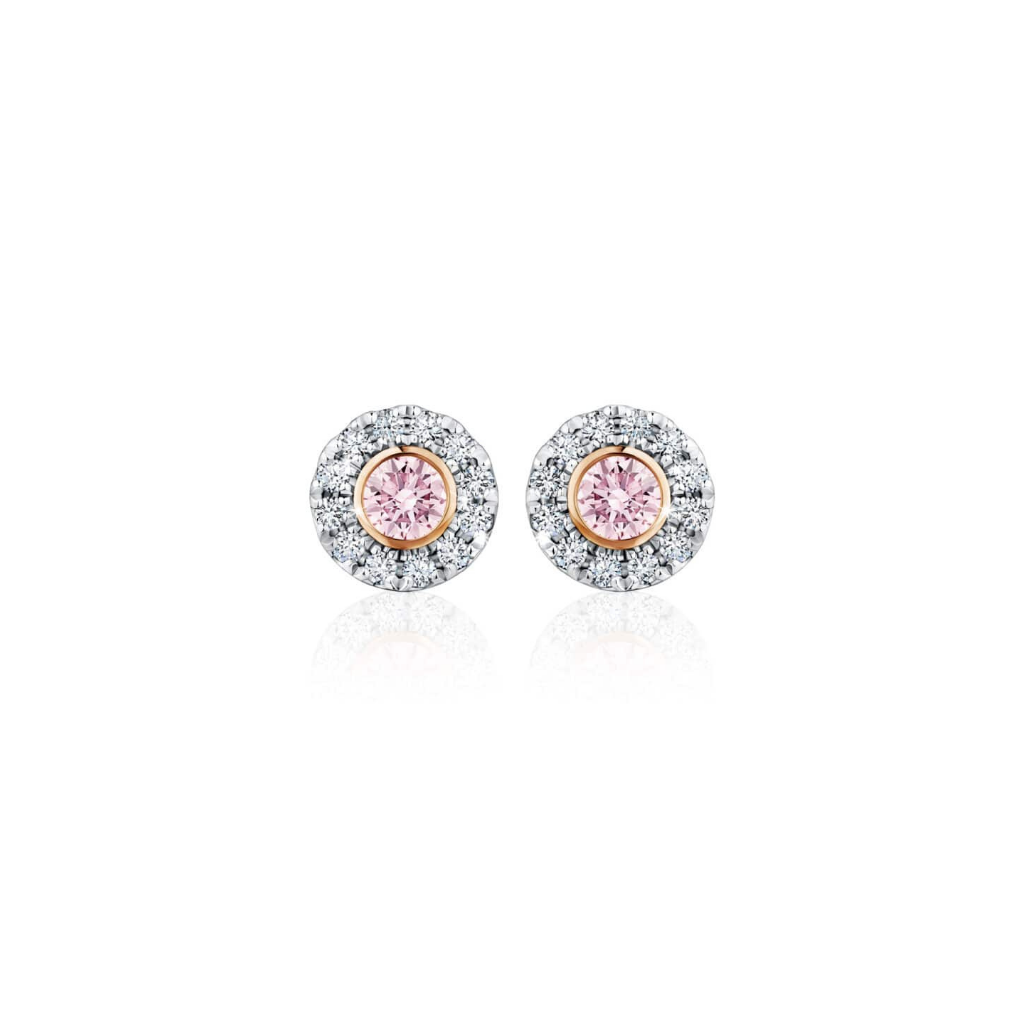 Rosabel Pink Diamond Halo Earrings 18K White Gold - Natural Diamonds & Lab Grown Diamonds - Best prices for jewelry and diamonds. The best jewelry to shop in Dubai and Abu Dhabi - Dubai Tourism. Best Shopping in Dubai Mall - Fashion Avenue, Mall of Emirates, Dubai, Palm Jumeirah and UAE. Hip-hop custom jewelry and manufacturer supplier - diamond and gold wholesaler. The best place to visit in Dubai during vacation. Richie Gold & Diamond is located in Dubai Gold Souk
